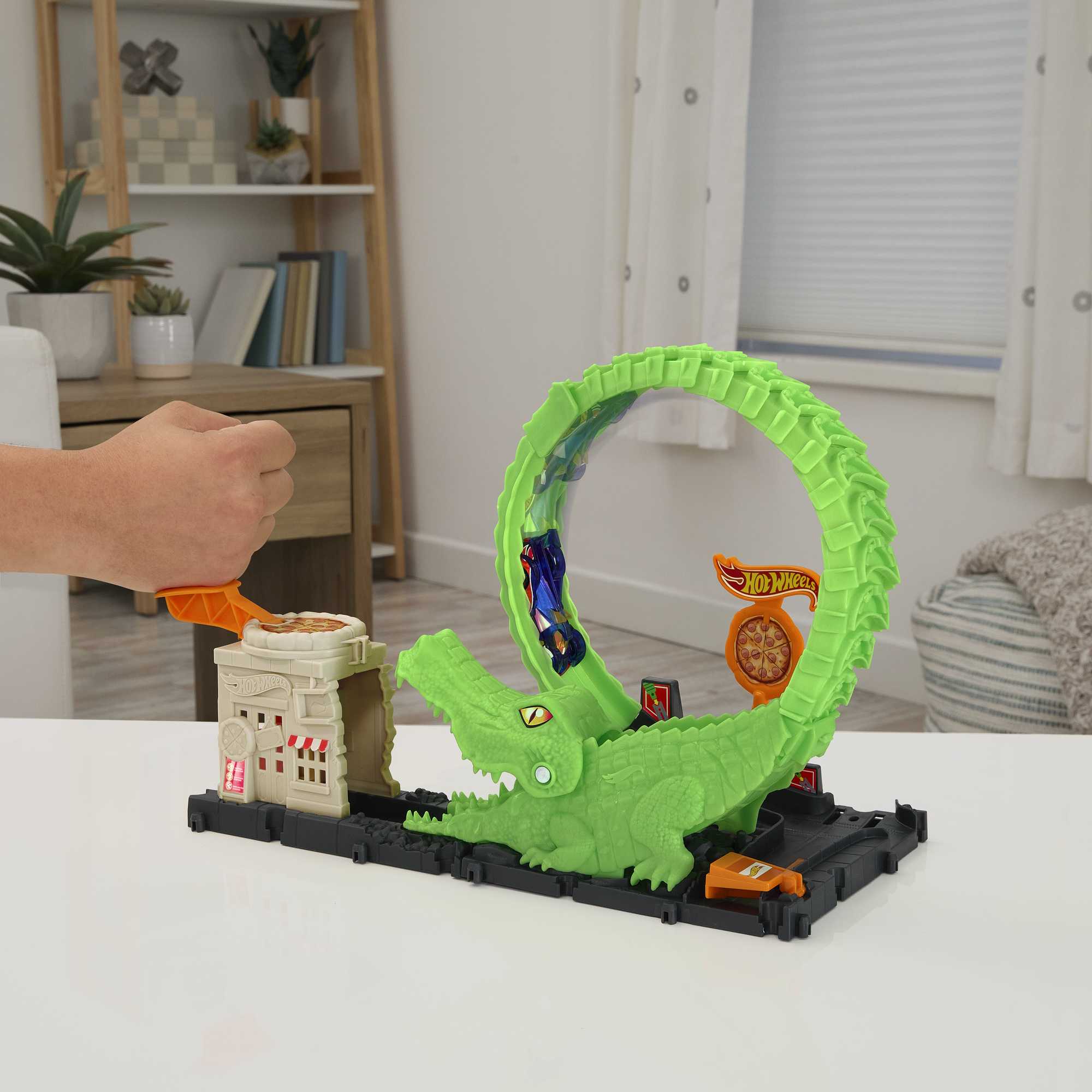 Hot Wheels City Pista de Brinquedo Nêmesis Cocodrilo - Image 2