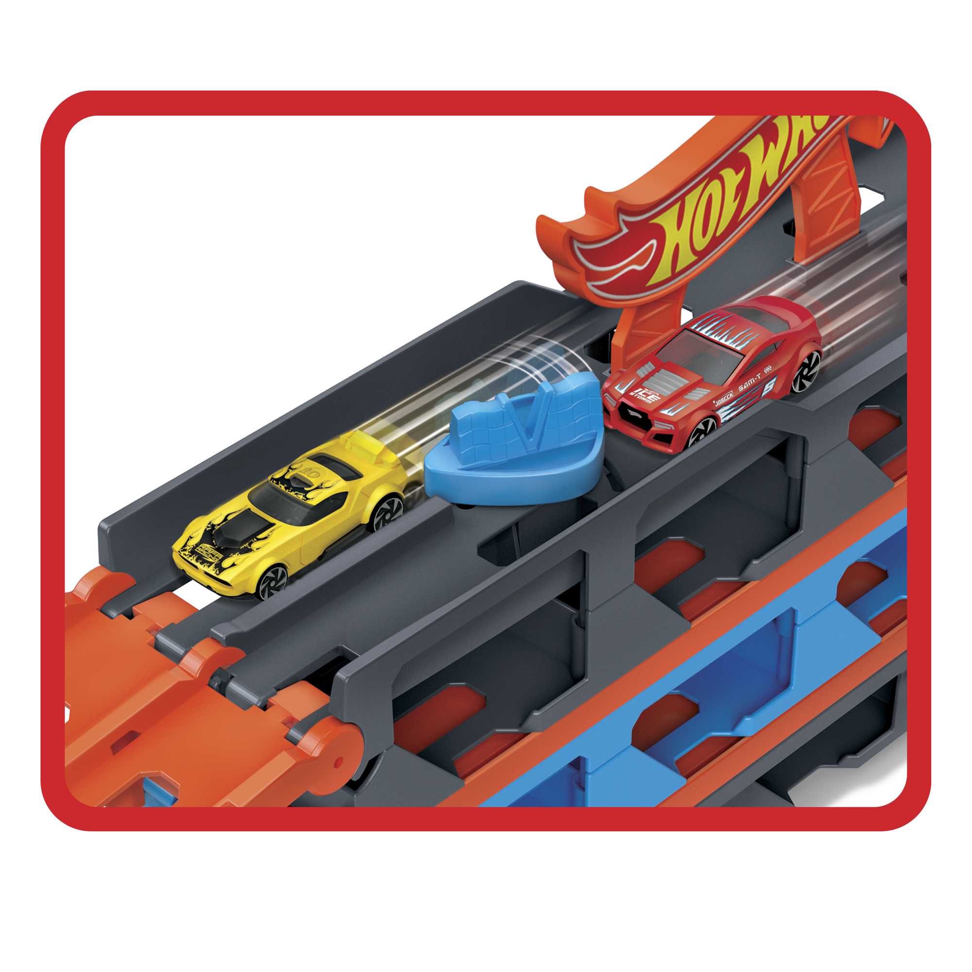 Hot Wheels City Pista de Brinquedo Reboque de Pista de Corridas - Image 4