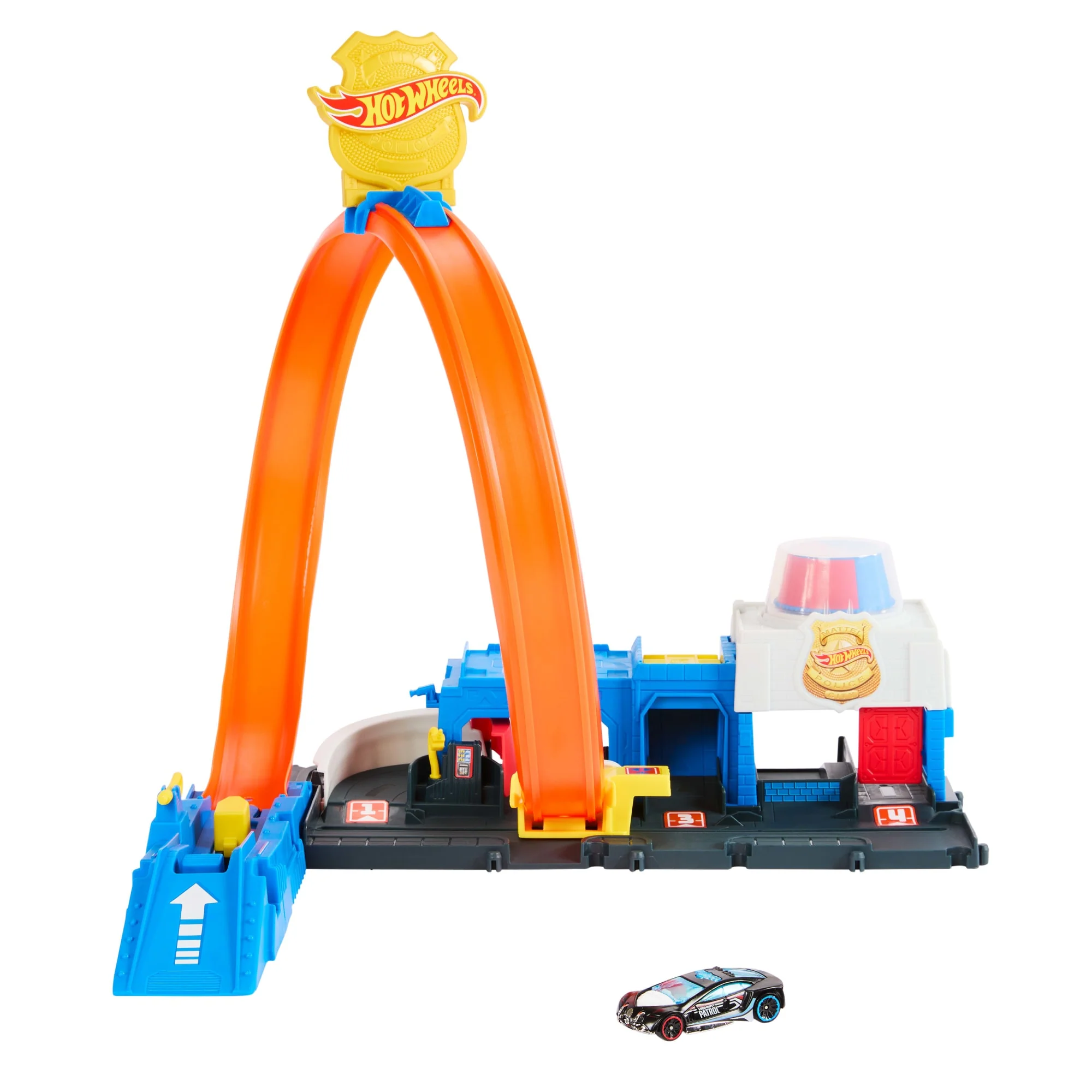 Hot Wheels City Pista de Brinquedo Super Delegacia de Polícia - Image 5