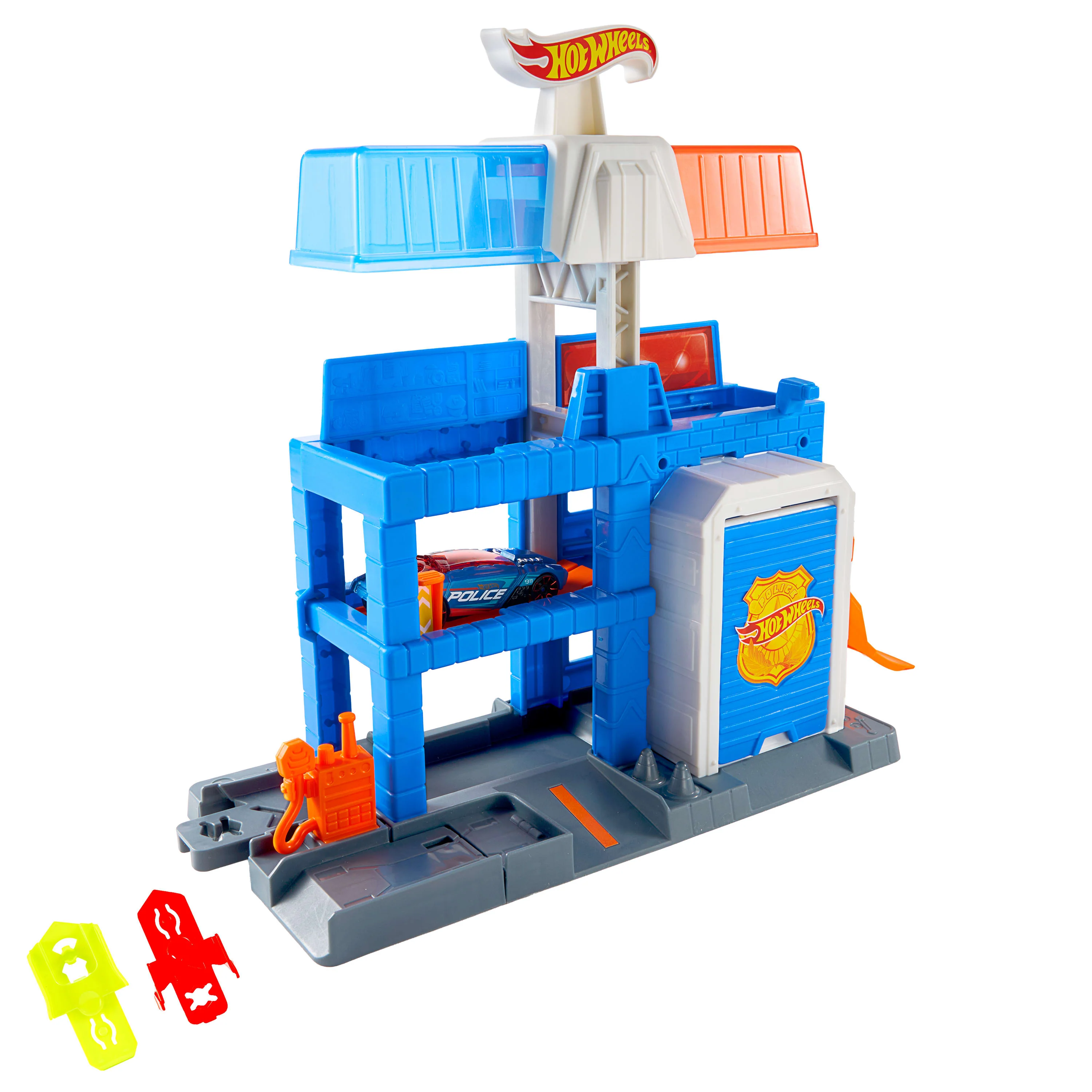Hot Wheels City Pista de Brinquedo Torre de Polícia - Image 4