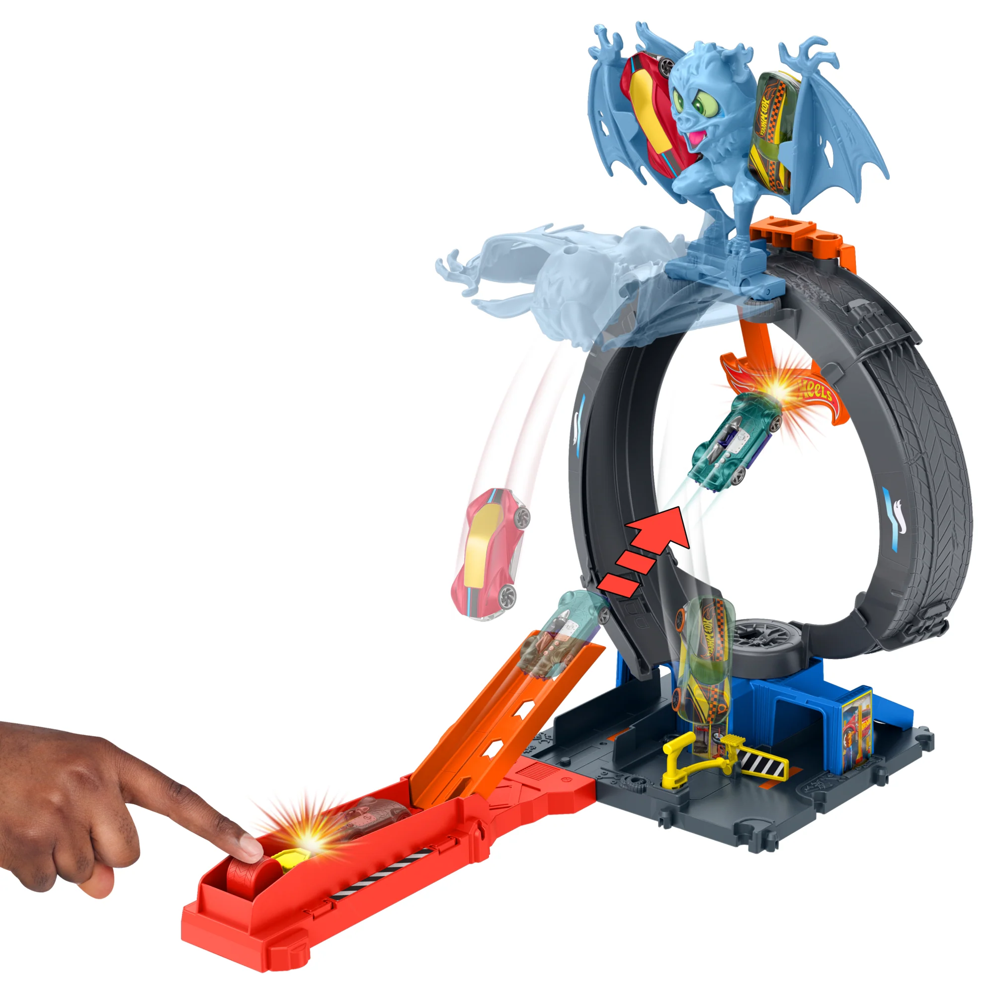 Hot Wheels City Pista de Juguete Ataque de Murciélago - Image 3