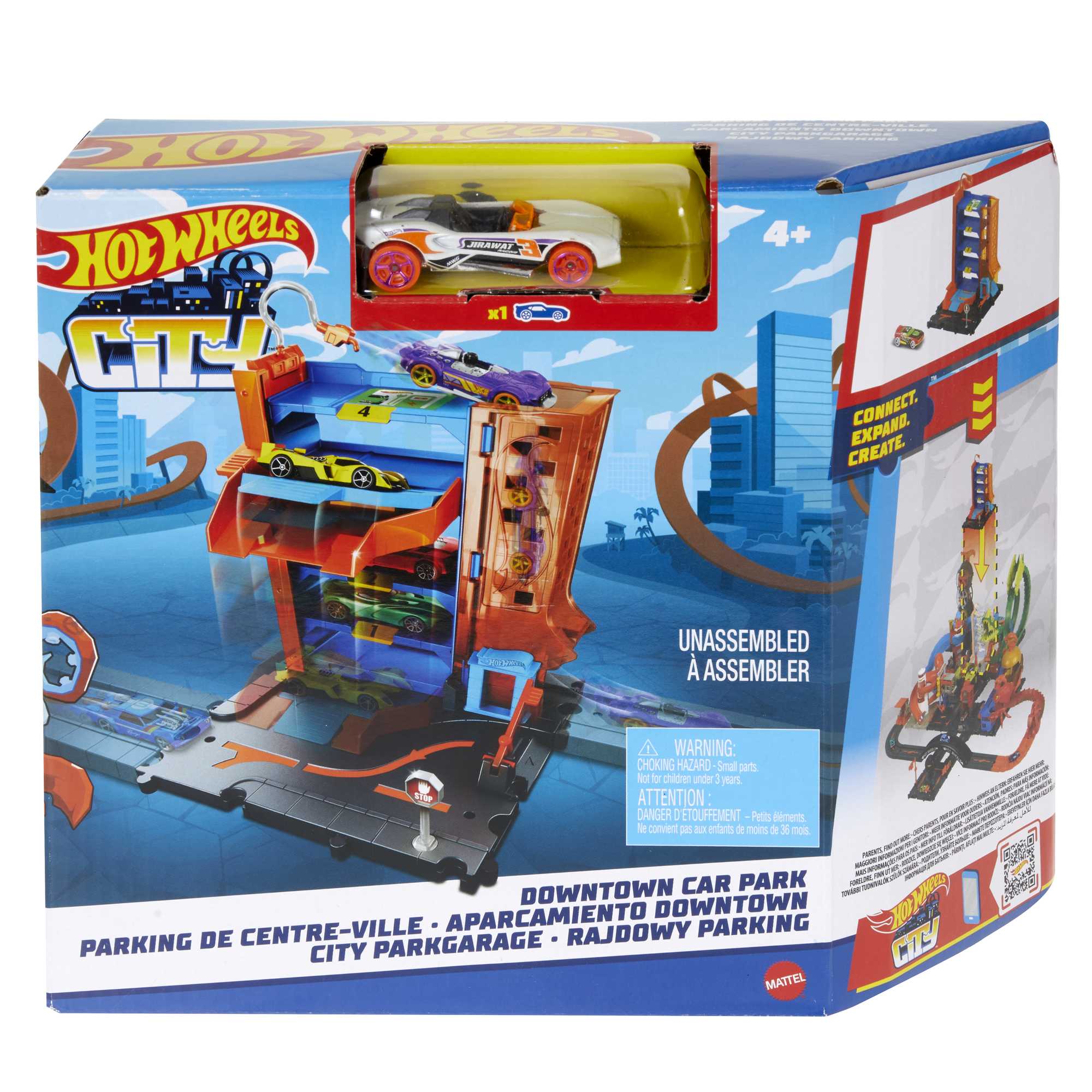 Hot Wheels City Pista de Juguete Garage Doble Altura