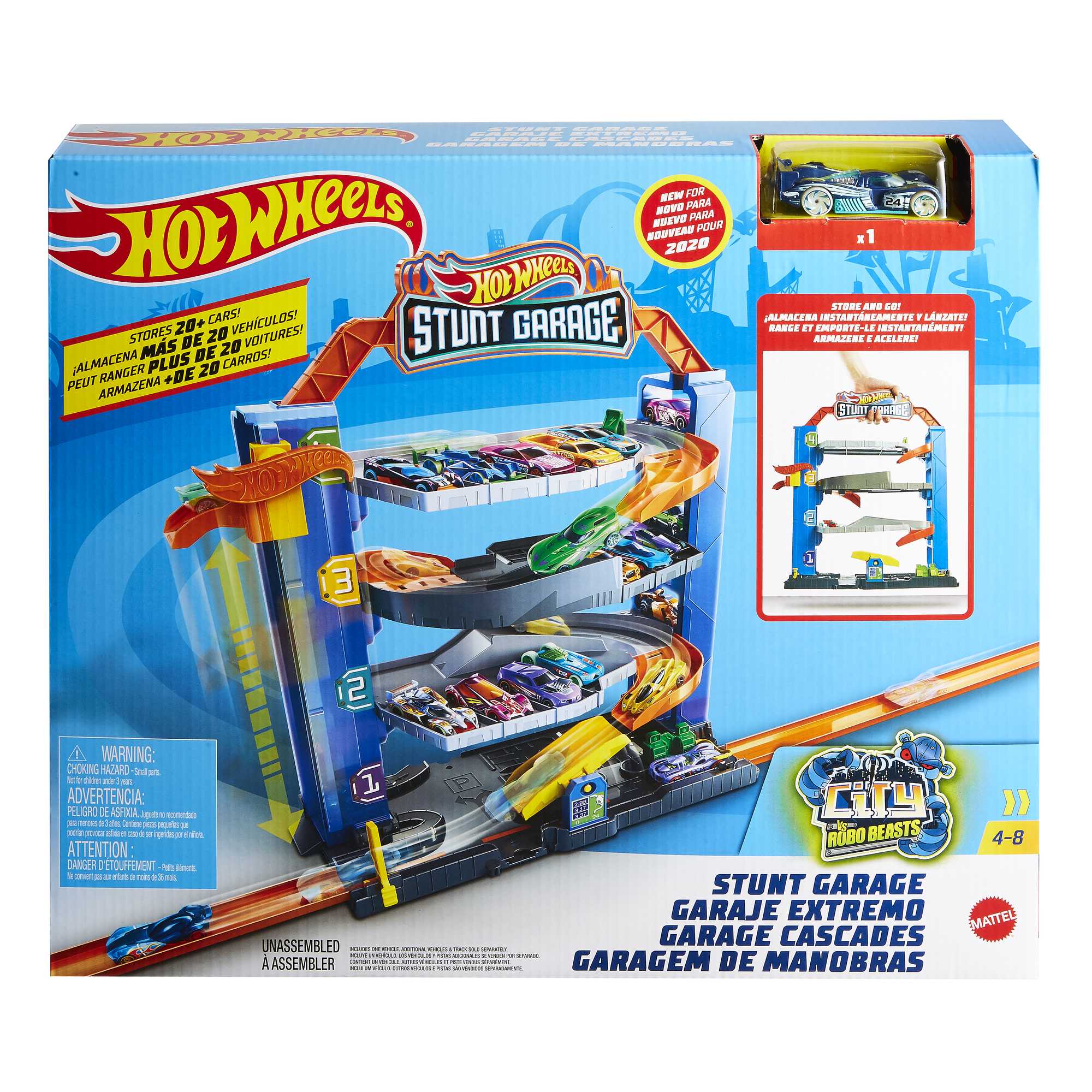 Hot Wheels City Pista de Juguete Garage Extremo - Image 6