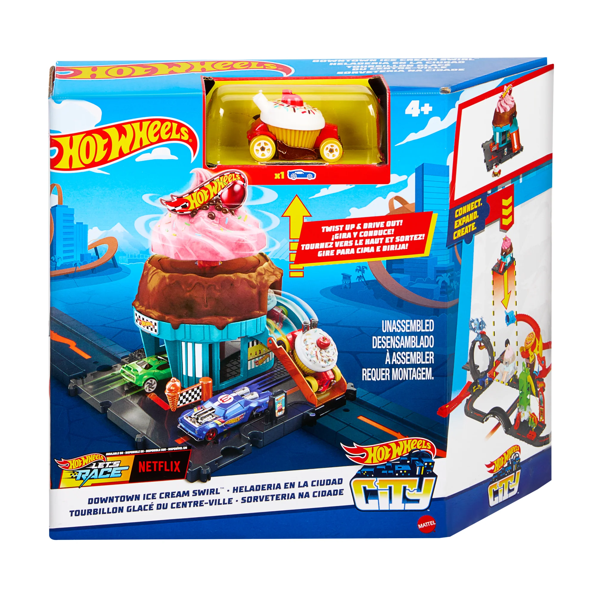 Hot Wheels City Pista de Juguete Heladería - Image 6