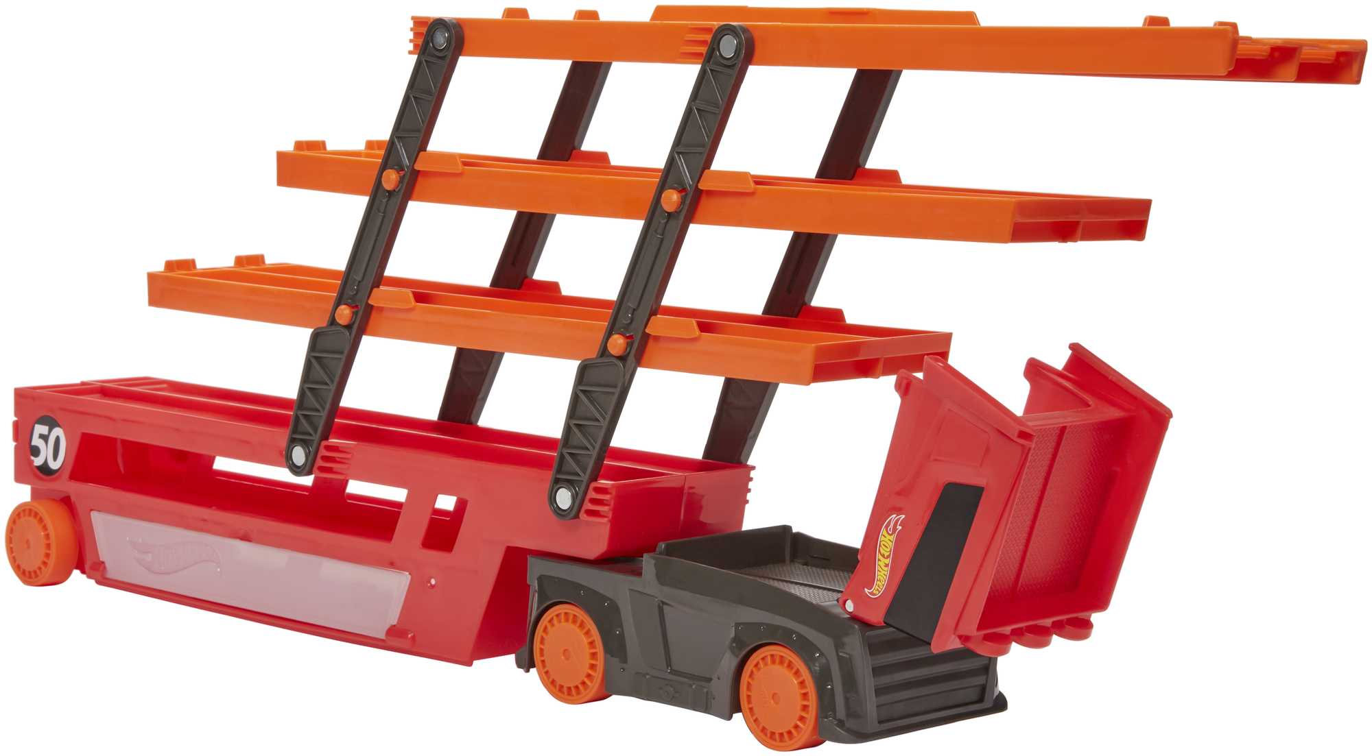 Hot Wheels City Pista de Juguete Mega Remolque - Image 5