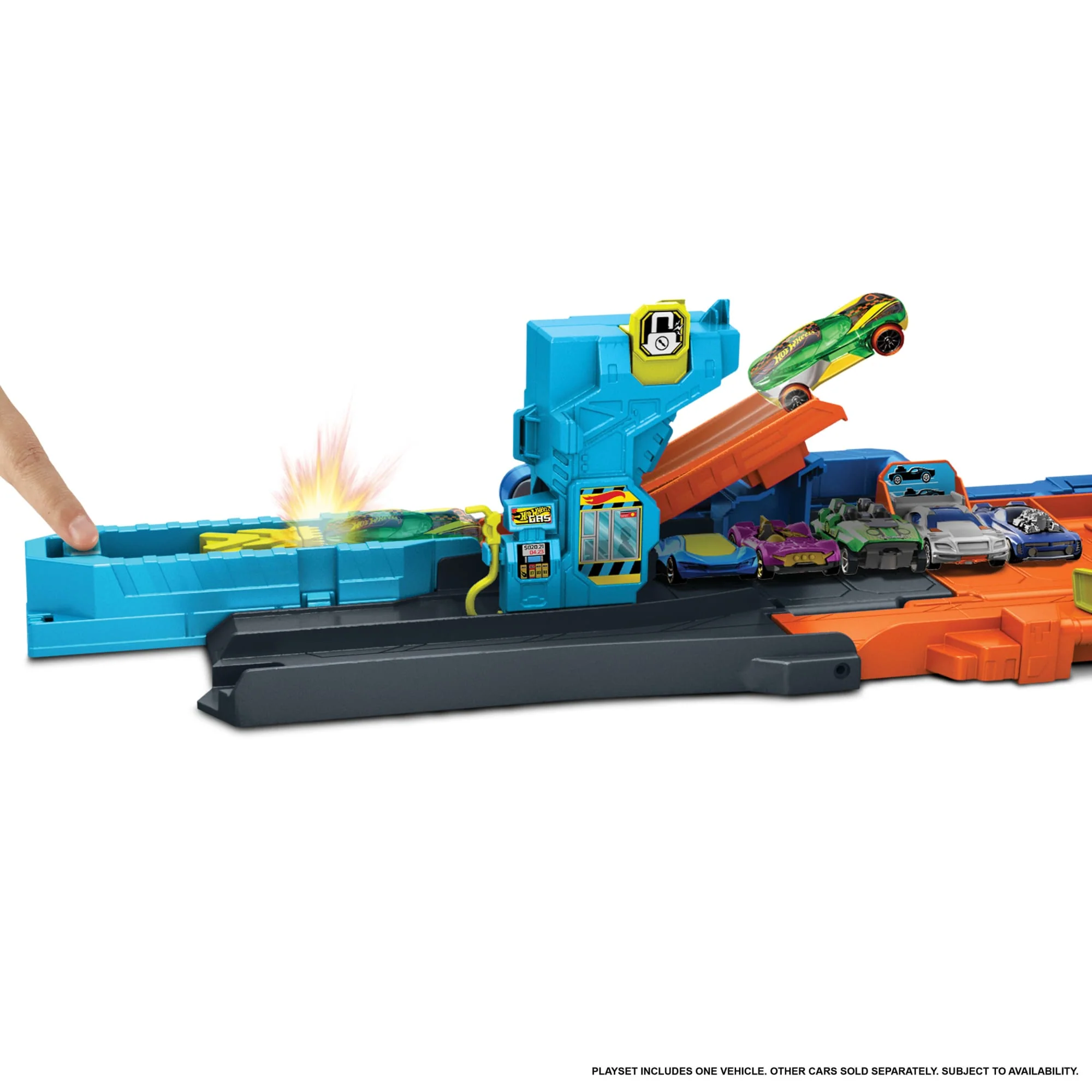 Hot Wheels City Pista de Juguete Pista Garage de acrobacias - Image 3