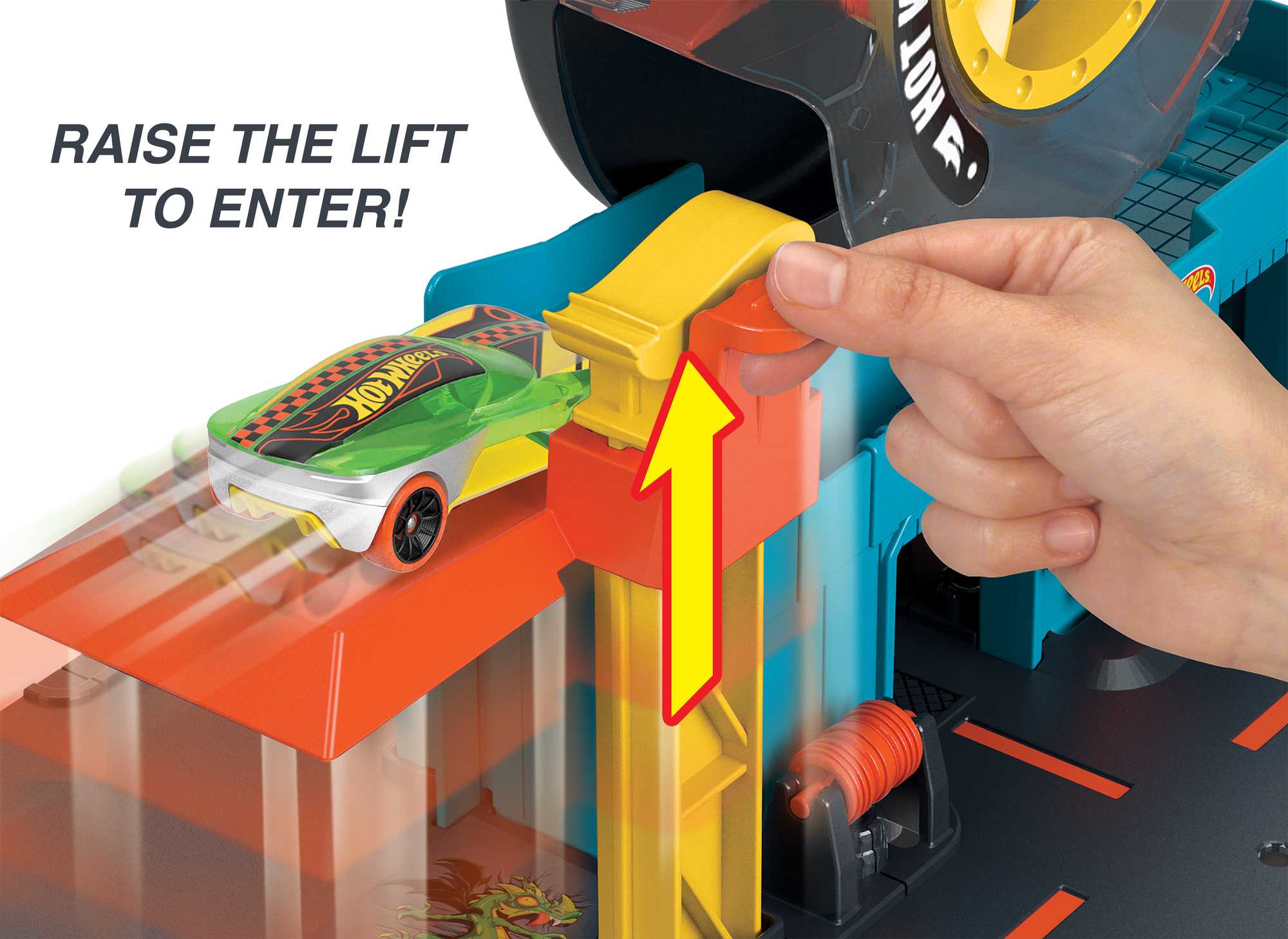 Hot Wheels City Super Twist Tire Shop - Image 3