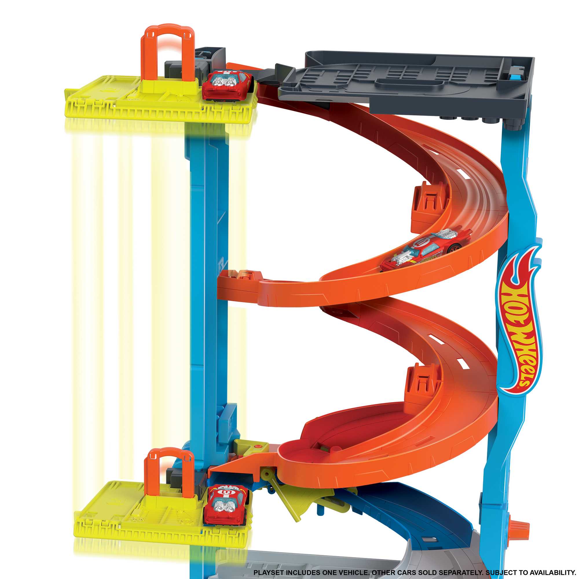Hot Wheels City-Tour Spirale Transformable-Coffret, 1 Voiture Incluse - Image 4
