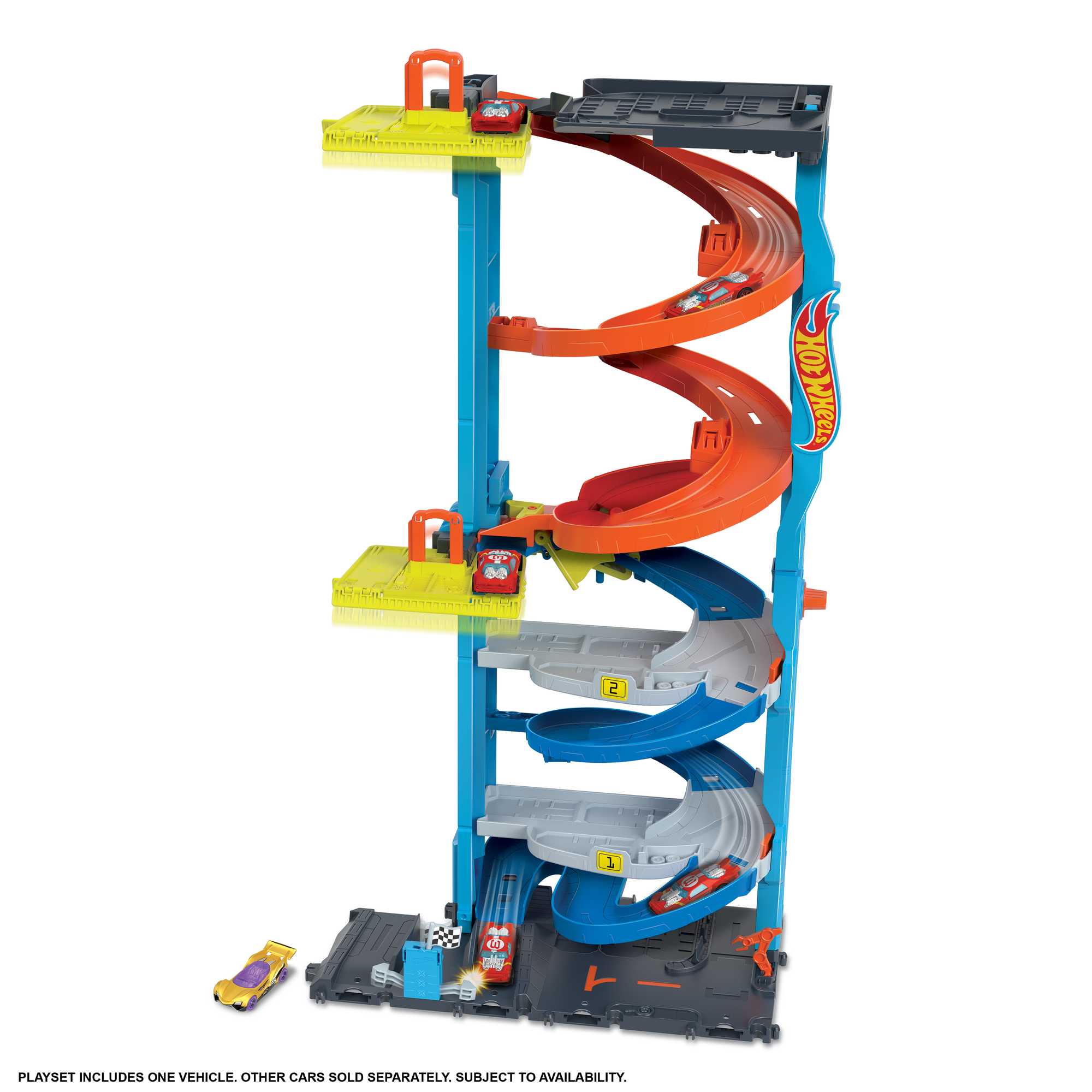 Hot Wheels City-Tour Spirale Transformable-Coffret, 1 Voiture Incluse - Image 5