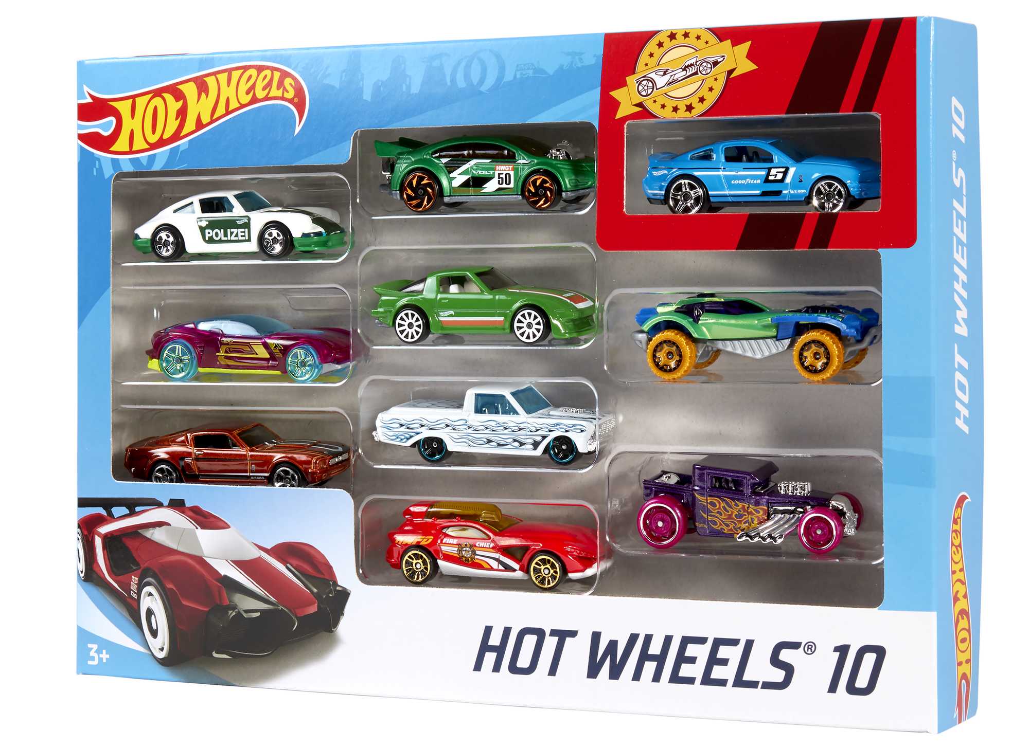 Hot Wheels® Coffret 10 Vehicules - Image 4