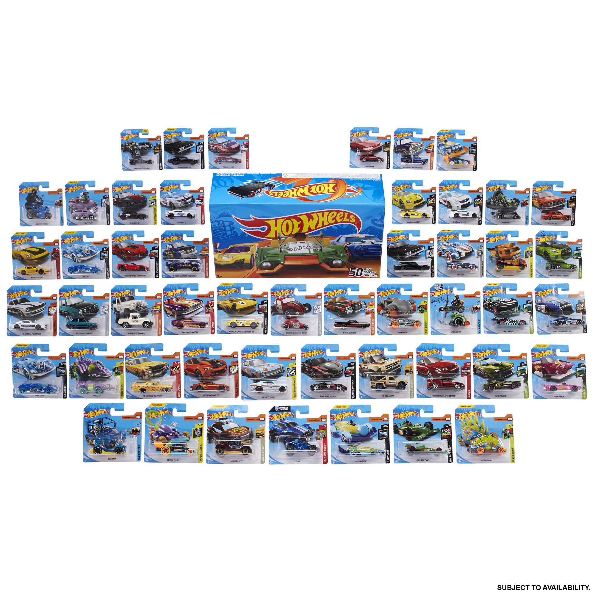 Hot Wheels Coffret de 50 Vehicules - Image 5
