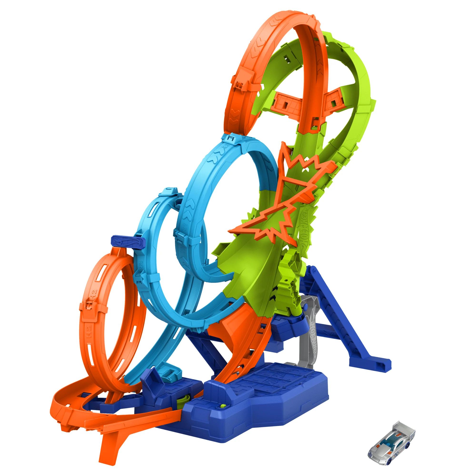 Hot Wheels-Coffret Ultra Crash Looping-Propulseur et Voiture