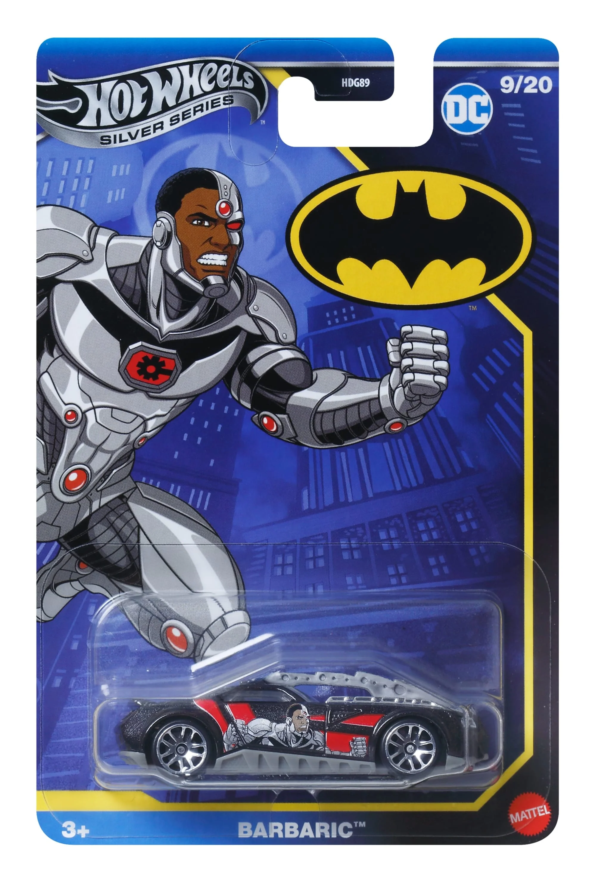 Hot Wheels Collector Vehículo de Colección Auto de Batman Barbaric - Image 4