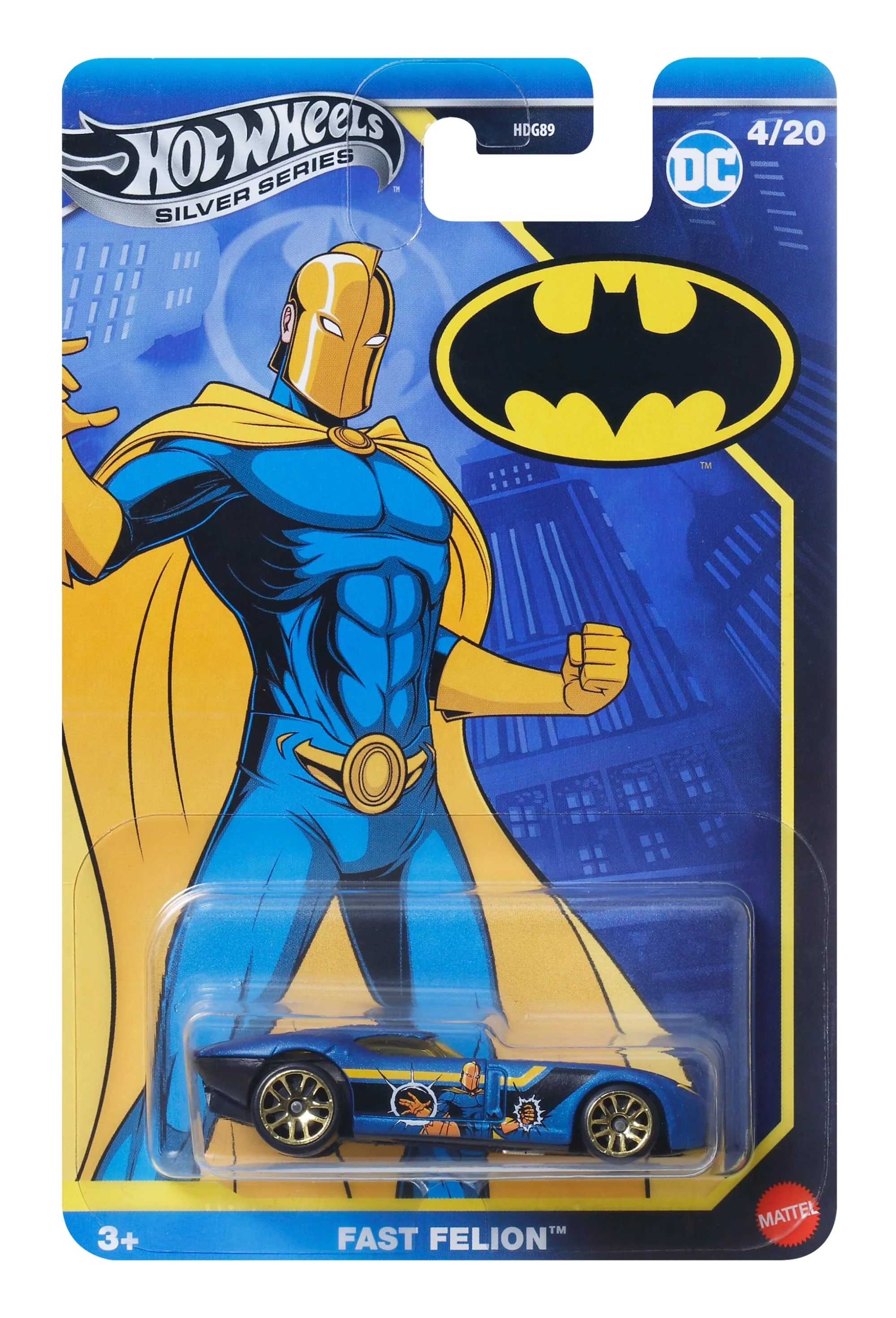 Hot Wheels Collector Vehículo de Colección Auto de Batman Fast Felion - Image 4