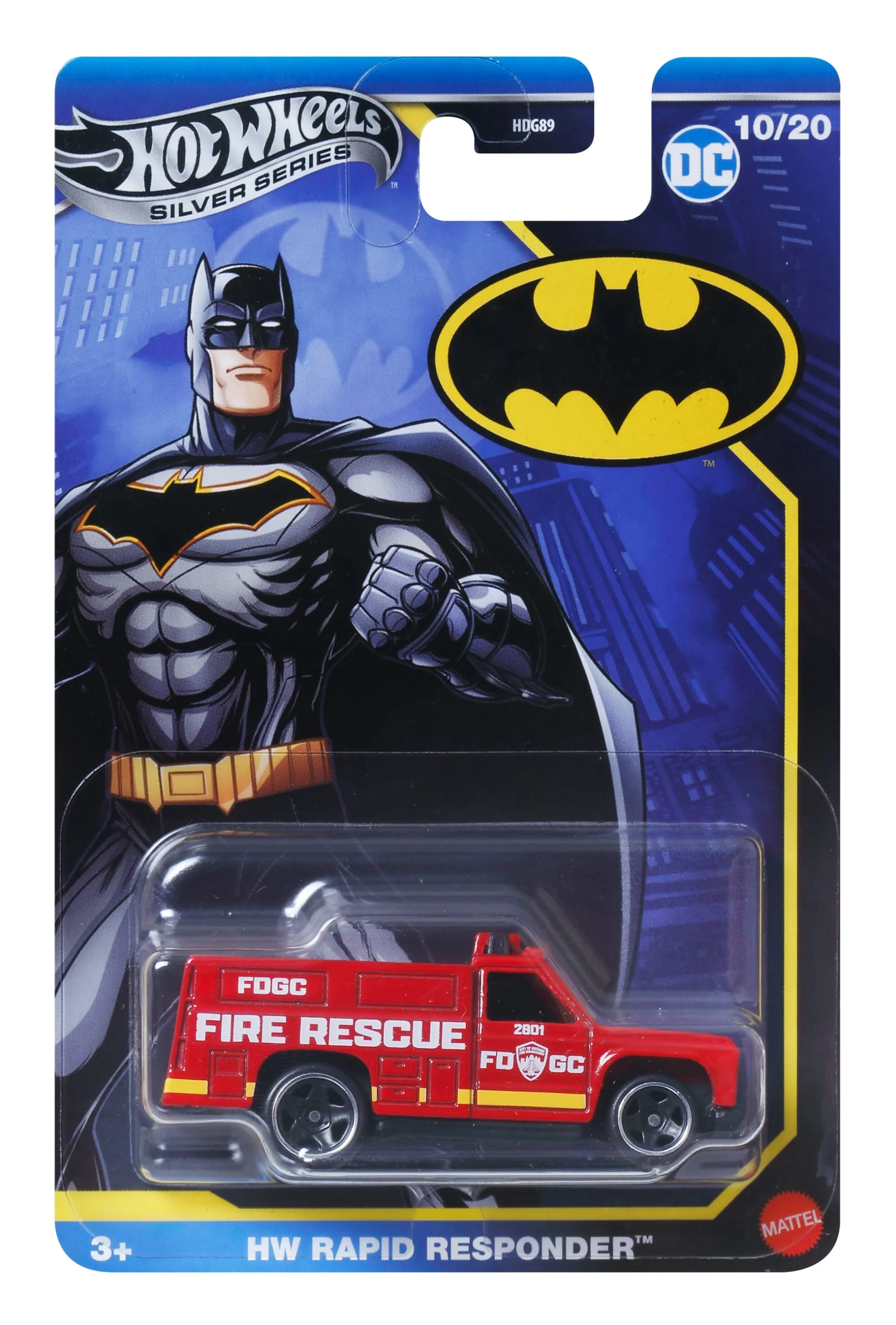 Hot Wheels Collector Vehículo de Colección Auto de Batman Rapid Responder - Image 4