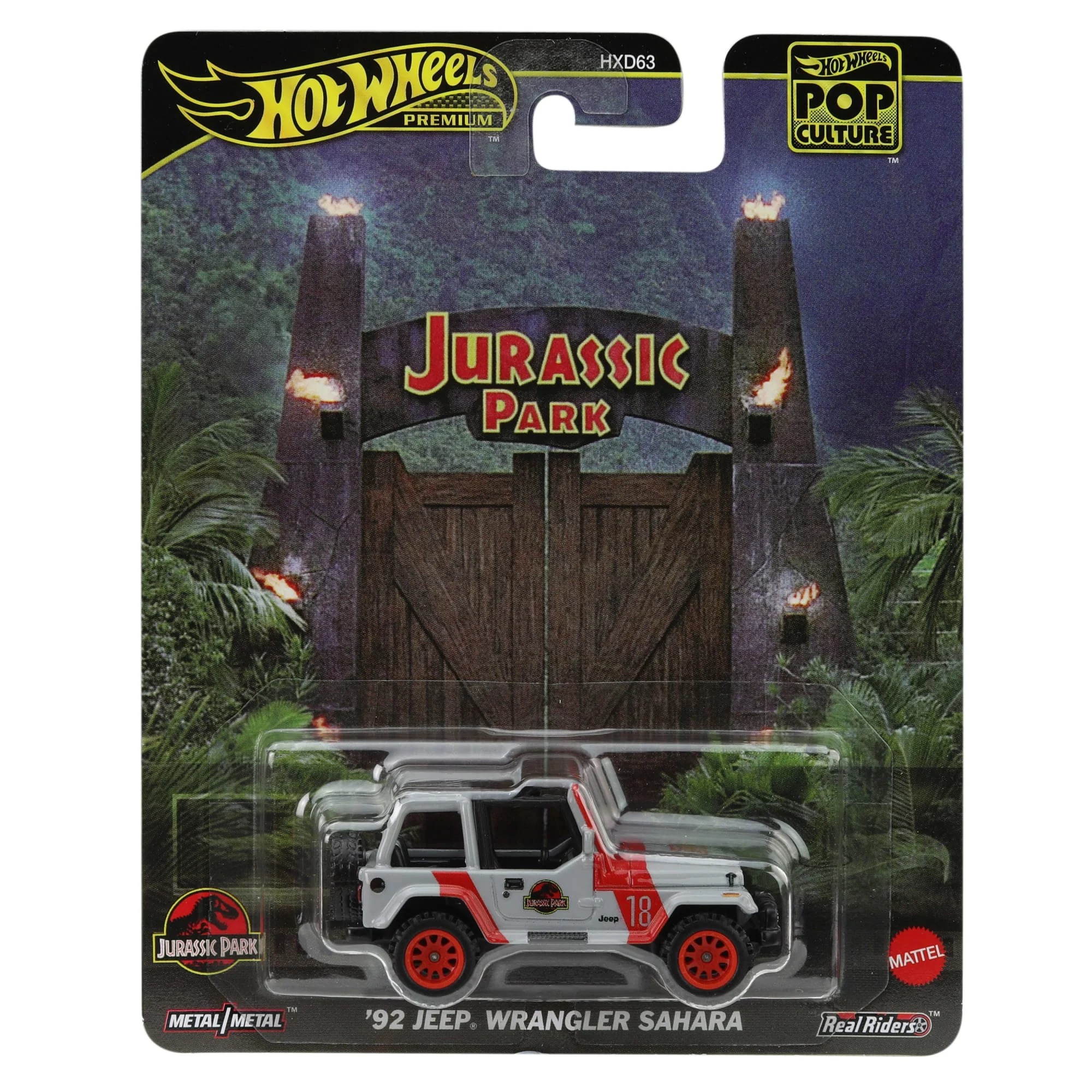 Hot Wheels Collector Vehículo de Colección Auto Jurassic Park Jeep - Image 5