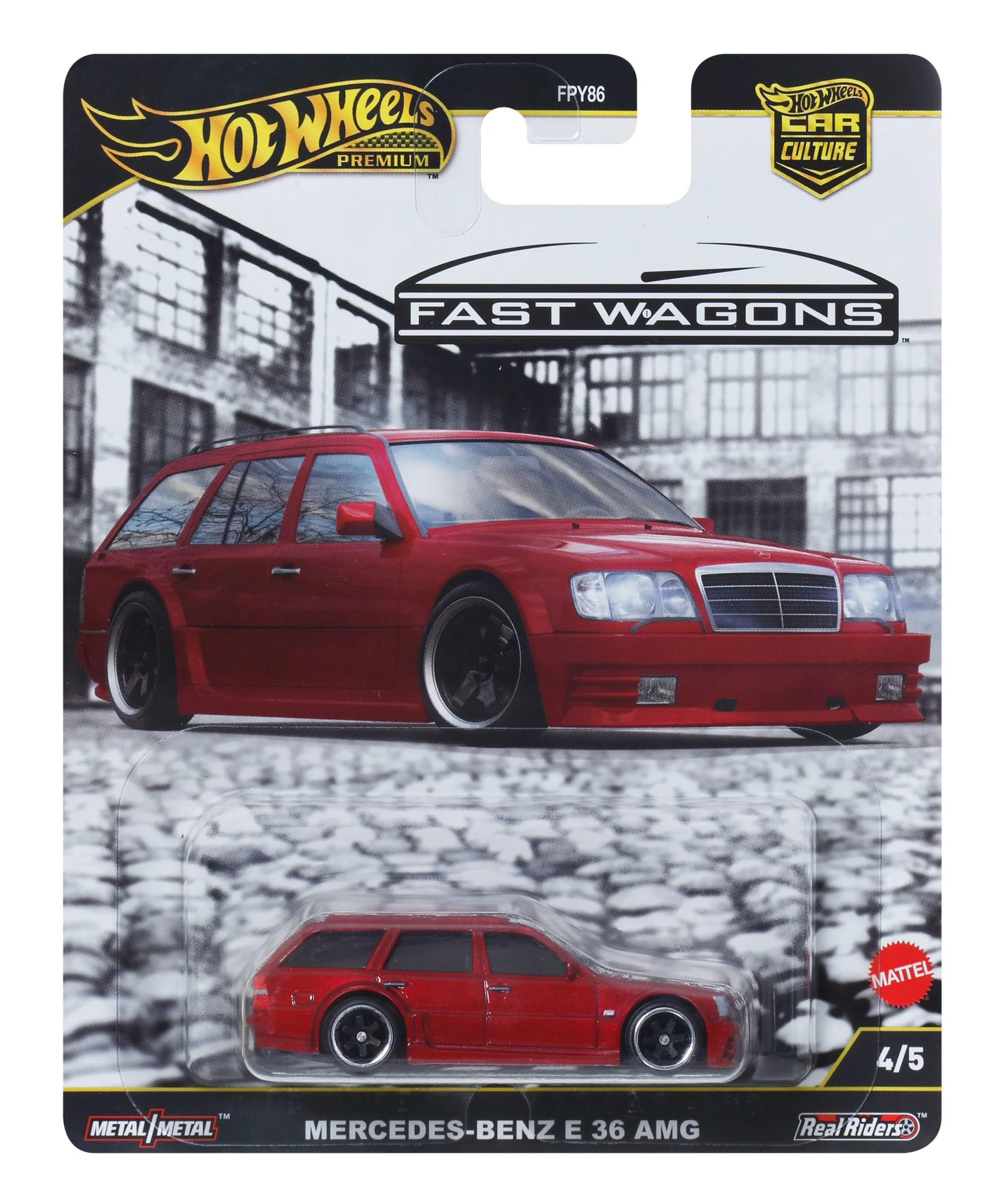 Hot Wheels Collector Vehículo de Colección Auto Mercedes-Benz AMG E-36 Estate - Image 6