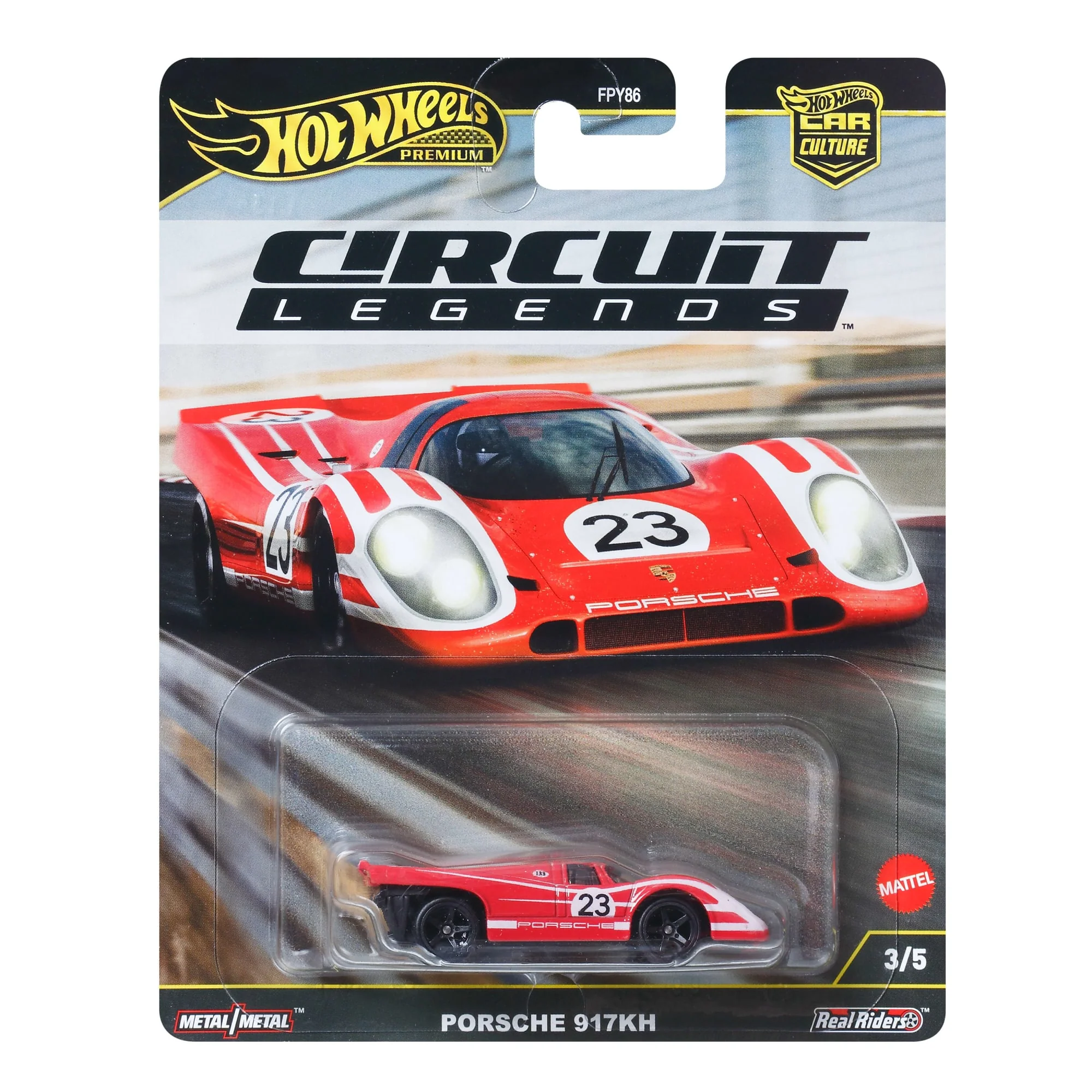 Hot Wheels Collector Vehículo de Colección Auto Porsche 917k - Image 5