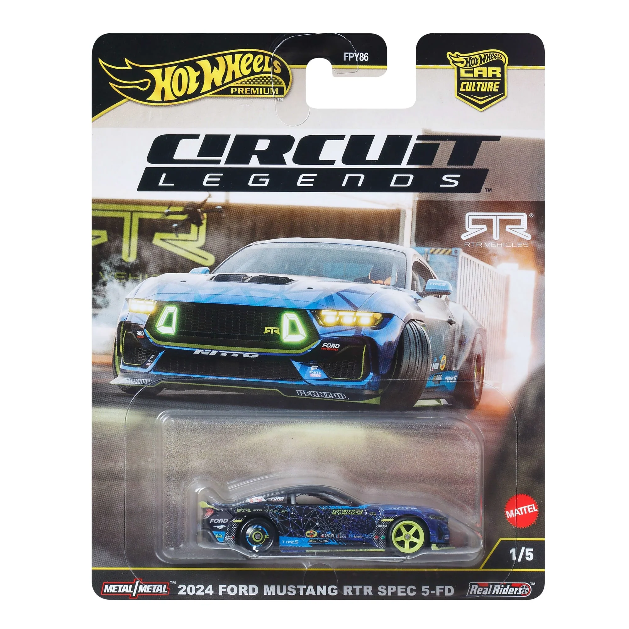 Hot Wheels Collector Vehículo de Colección Auto RTR Mustang Drift - Image 6
