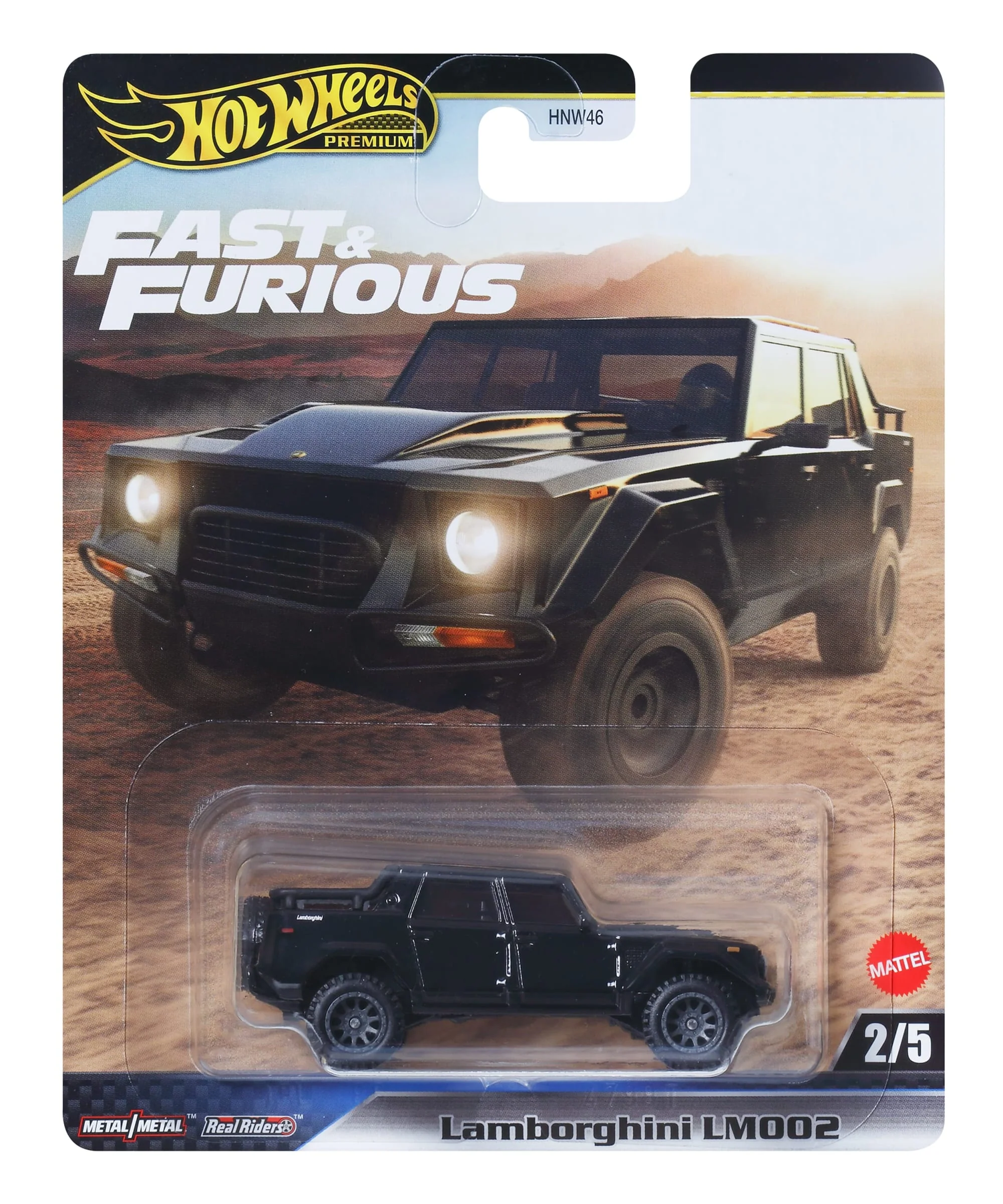 Hot Wheels Collector Veículo de Brinquedo Carro Fast e Furious Lamborghini LM002
