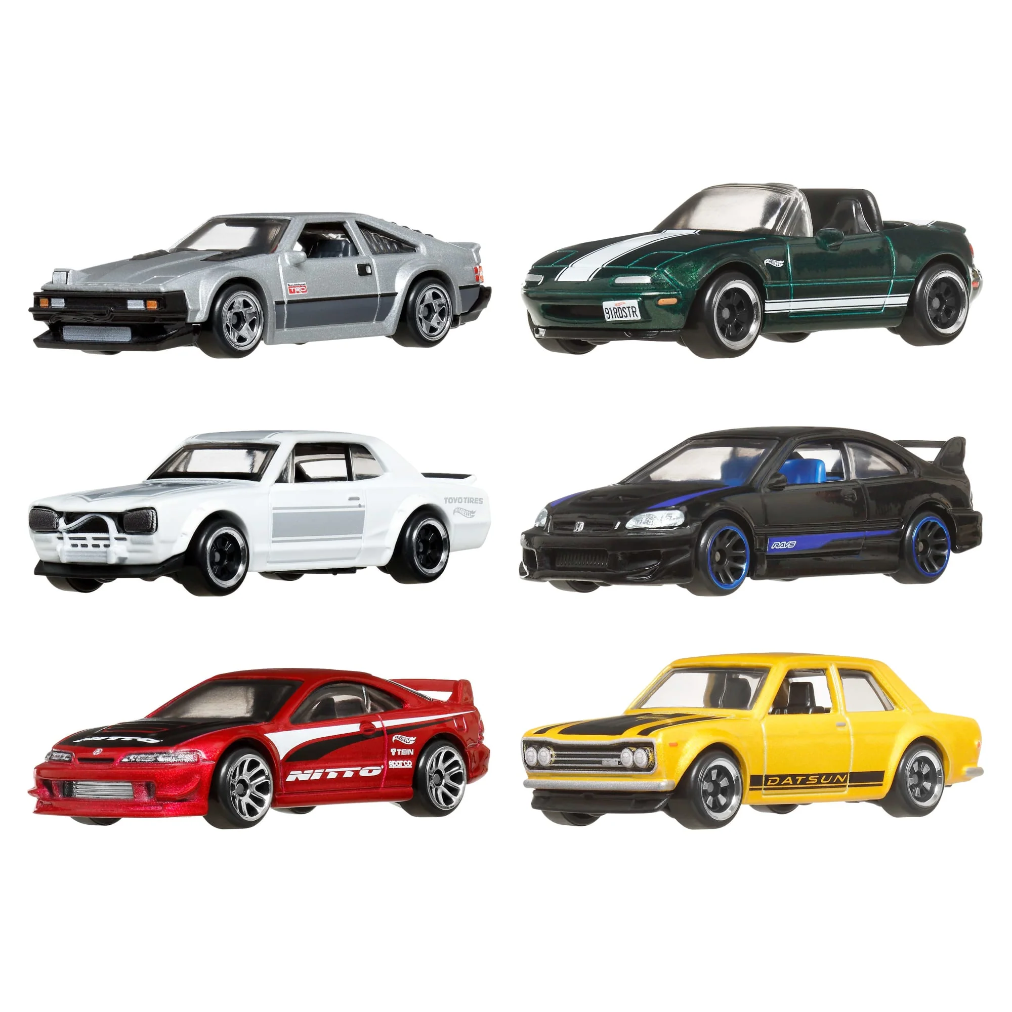 Hot Wheels Collector Veículo de Brinquedo Pacote Carros Japoneses - Image 2