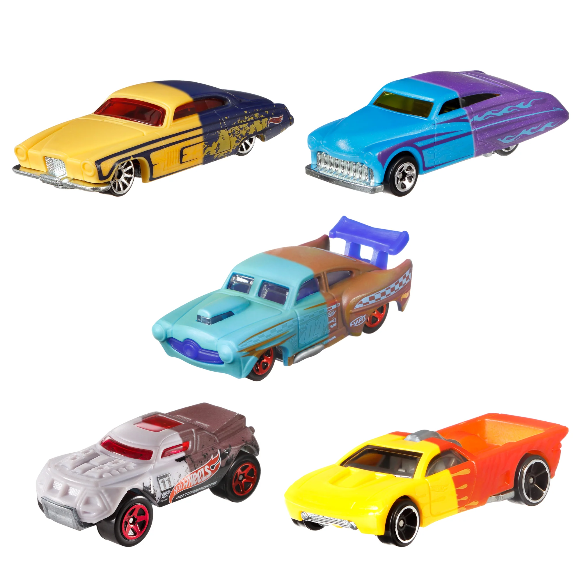 Hot Wheels Car, 1 Color-Changing Toy Vehicle in 1:64 Scale - Image 4