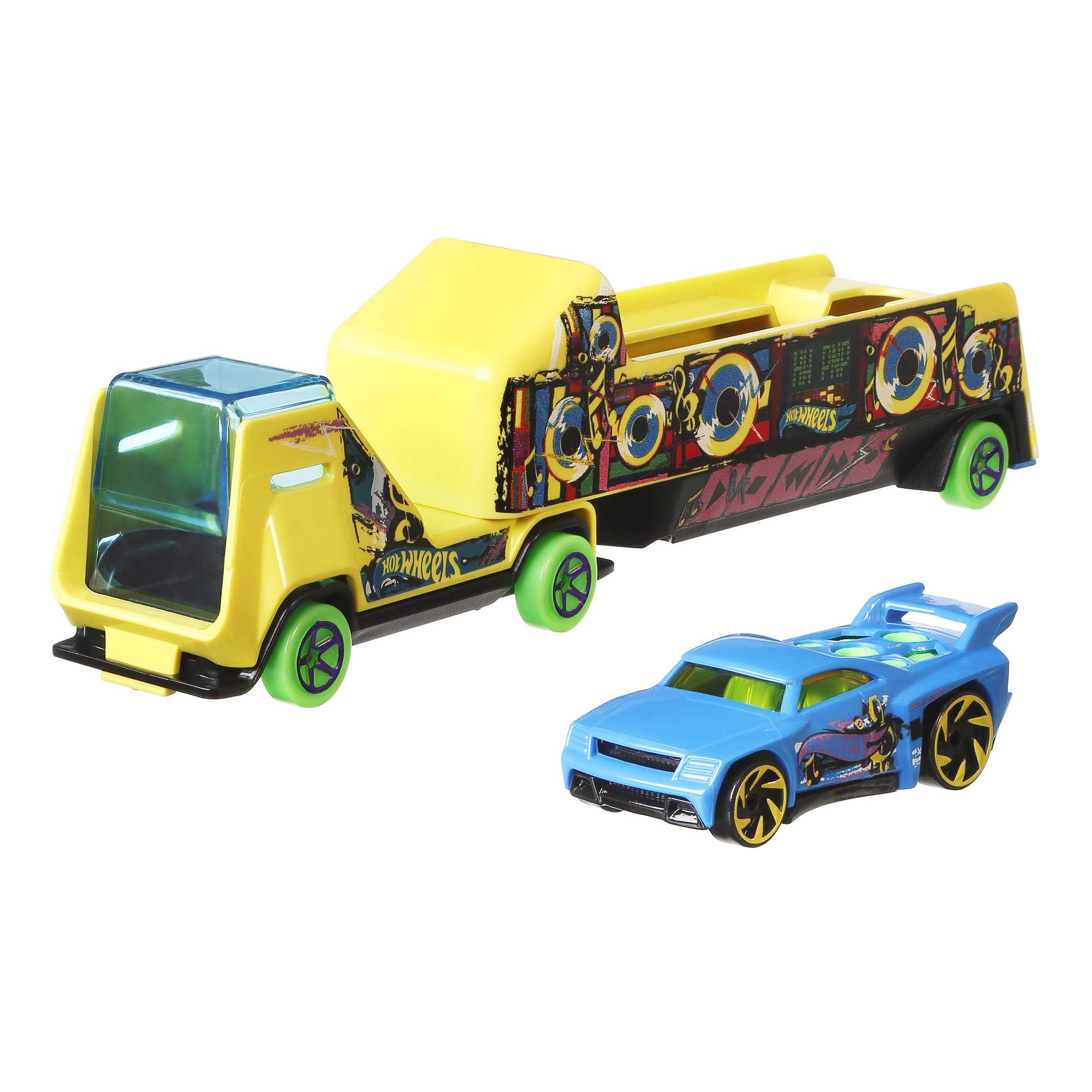 Hot Wheels Diecast Vehículo de Juguete Transportador de Autos de Lujo - Image 4