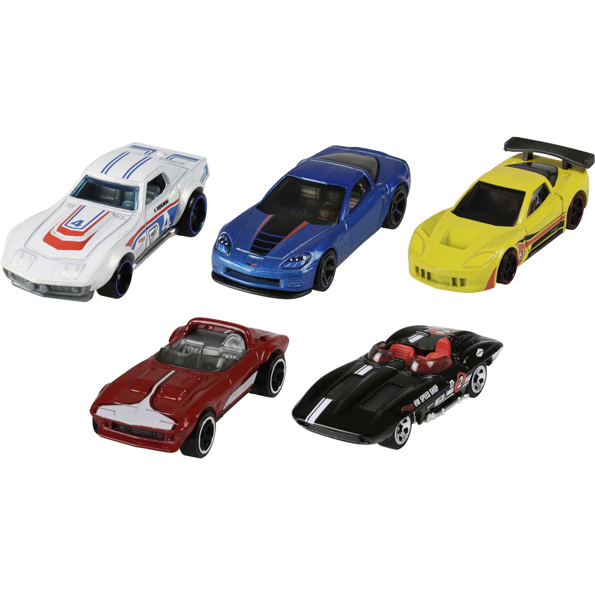 Hot Wheels Diecast Veículo de Brinquedo Pacote Surpresa 5 Carros - Image 4