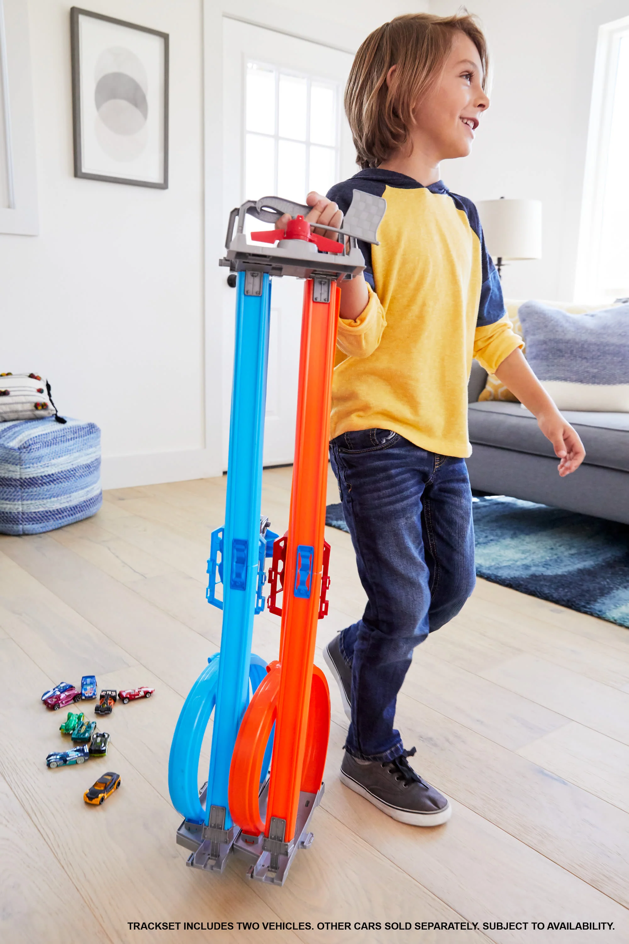 Hot Wheels Double Loop Dash, Track Set - Image 3