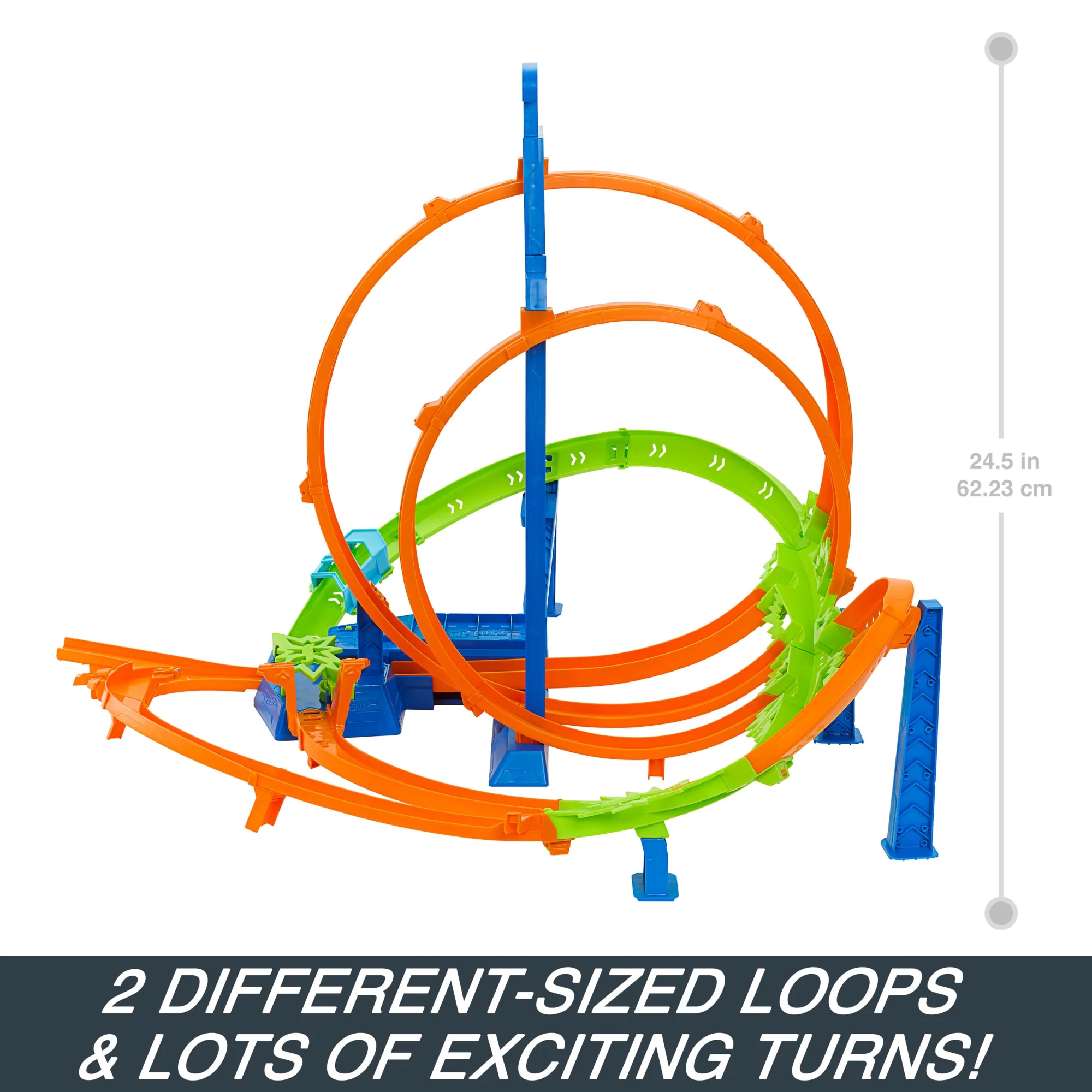 Hot Wheels Track Set With 5 Crash Zones, Motorized Booster And 1 Hot Wheels Car - Image 3