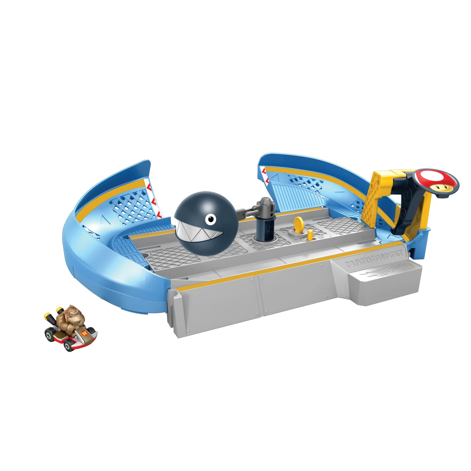 Hot Wheels Mario Kart Pista de Juguete Chain Chomp