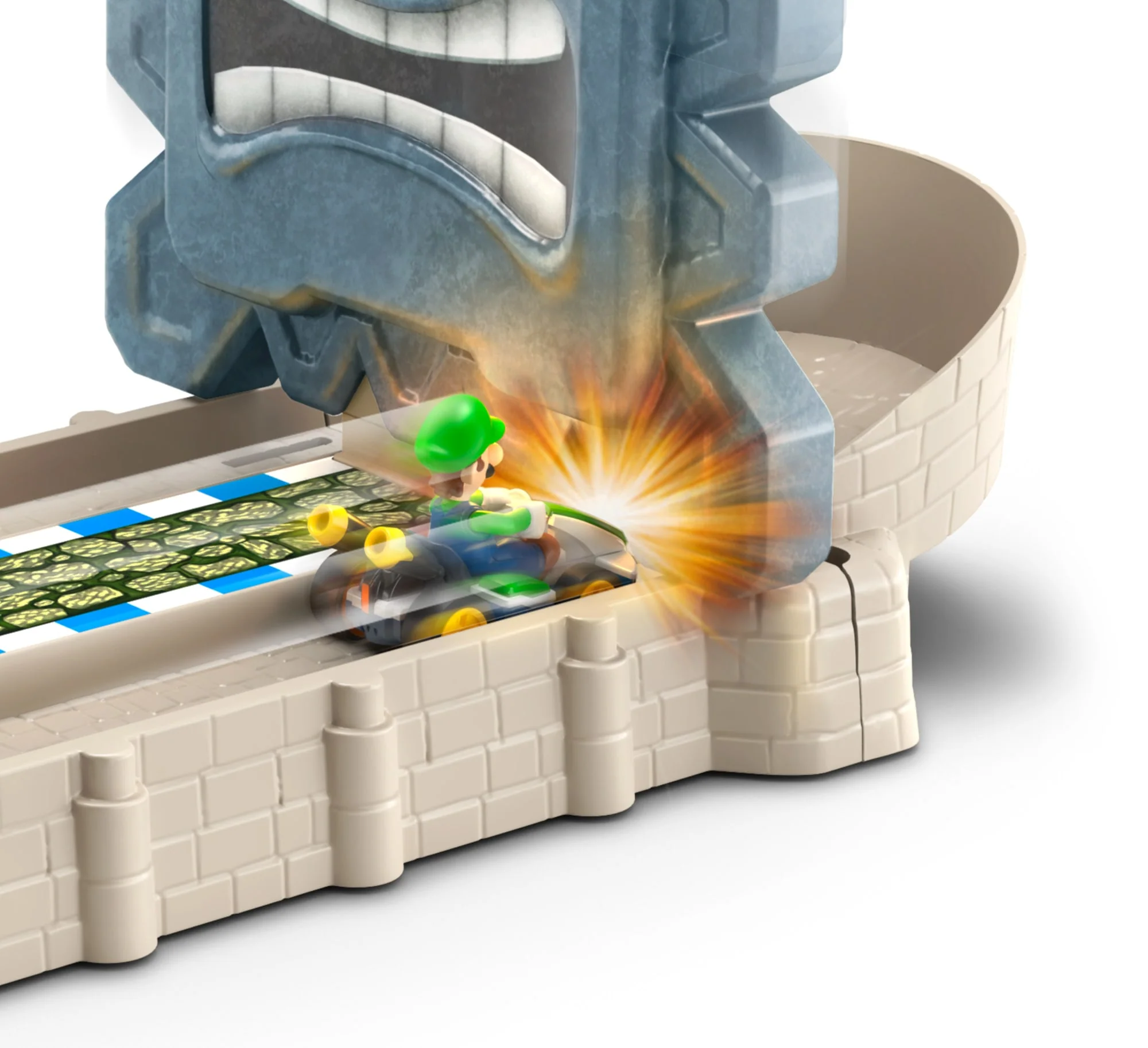 Hot Wheels Mario Kart Pista de Juguete Thwomp - Image 3