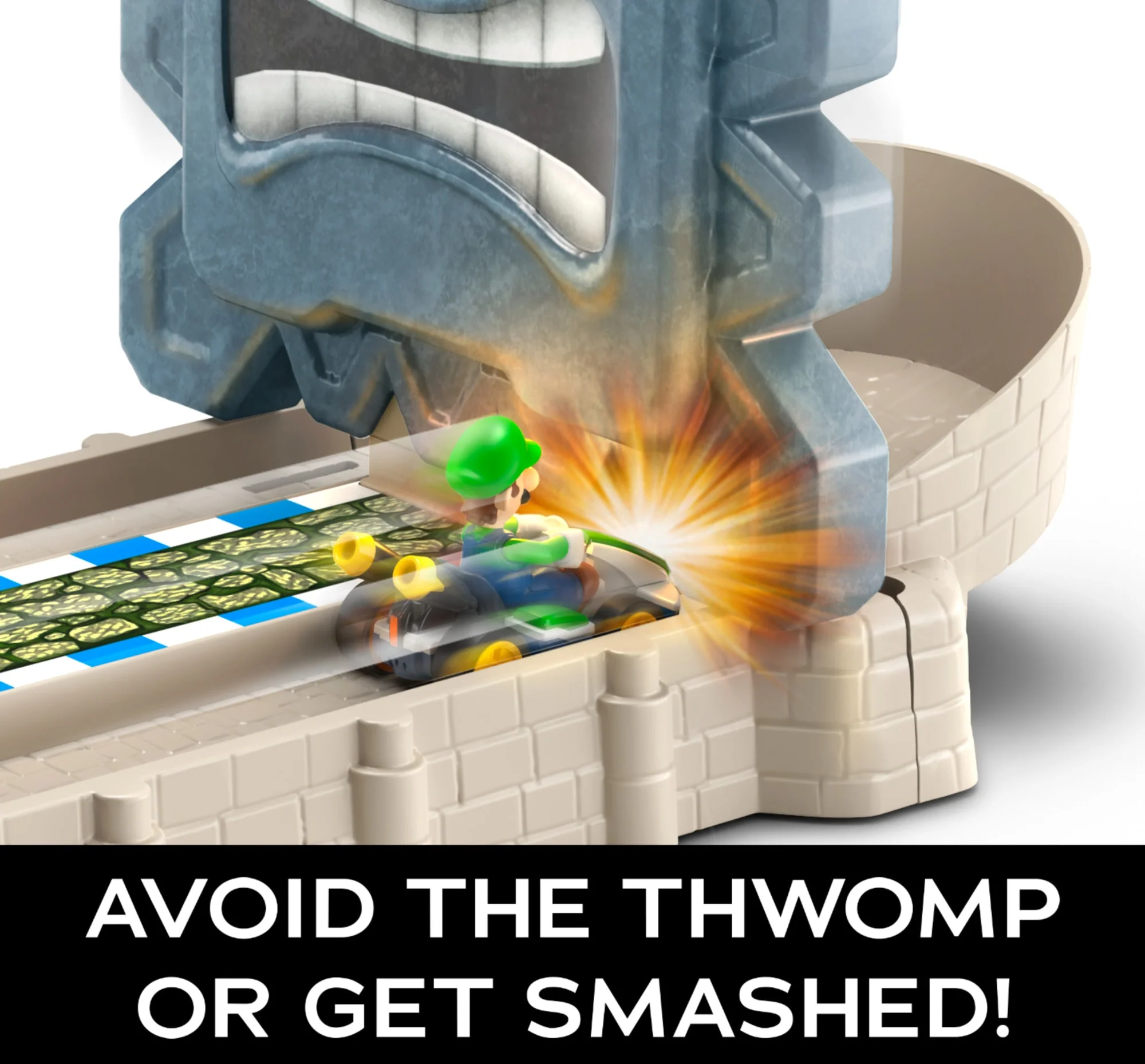 Hot Wheels Mario Kart  thwomp Ruins Track Set - Image 3