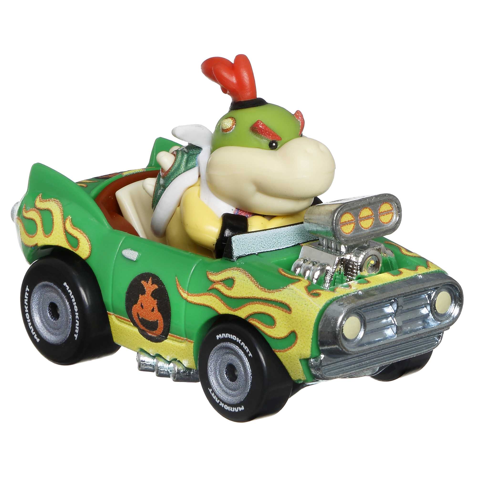 Hot Wheels Mario Kart Vehículo de Juguete Bowser Jr Flame Flyer - Image 2