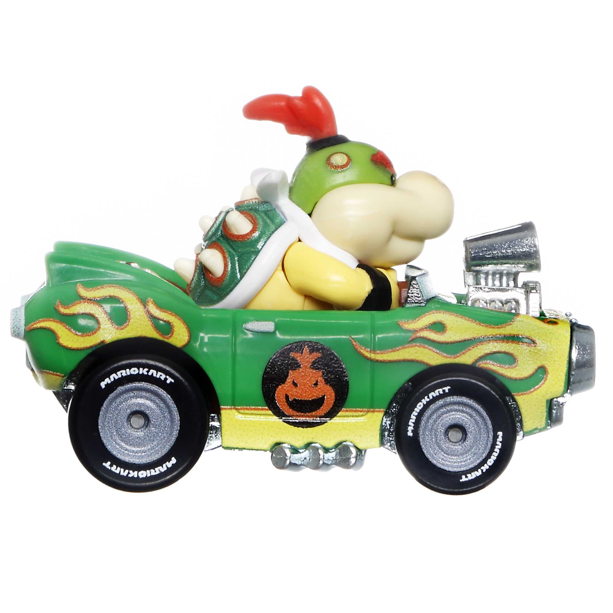 Hot Wheels Mario Kart Vehículo de Juguete Bowser Jr Flame Flyer - Image 3