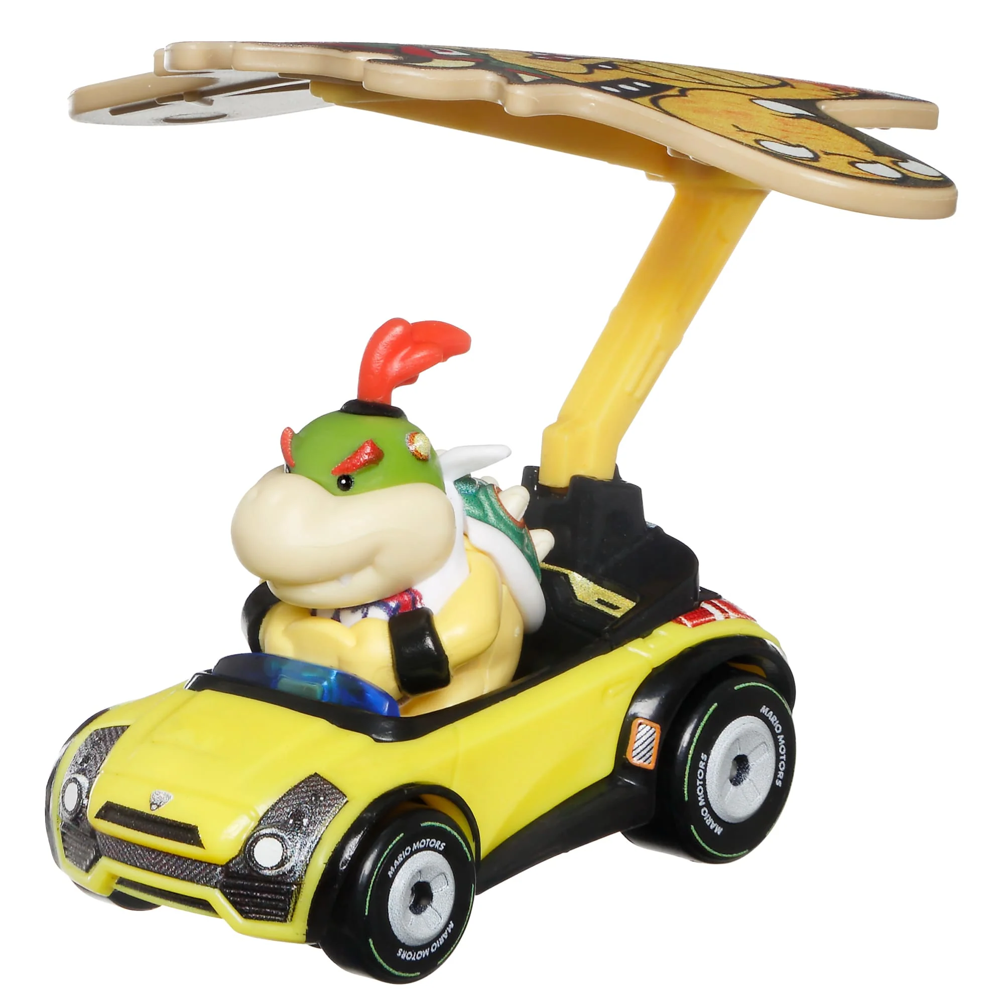 Hot Wheels Mario Kart Vehículo de Juguete Bowser Jr Sports Coupe con Bowser Kite - Image 2