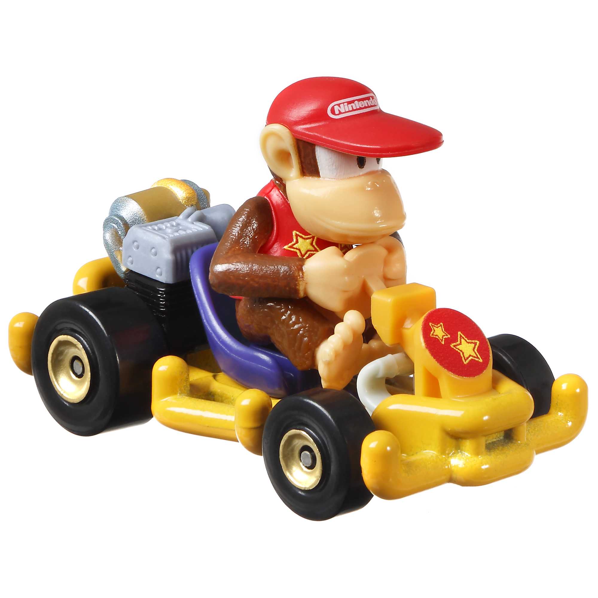 Hot Wheels Mario Kart Vehículo de Juguete Diddy Kong Pipe Frame - Image 2