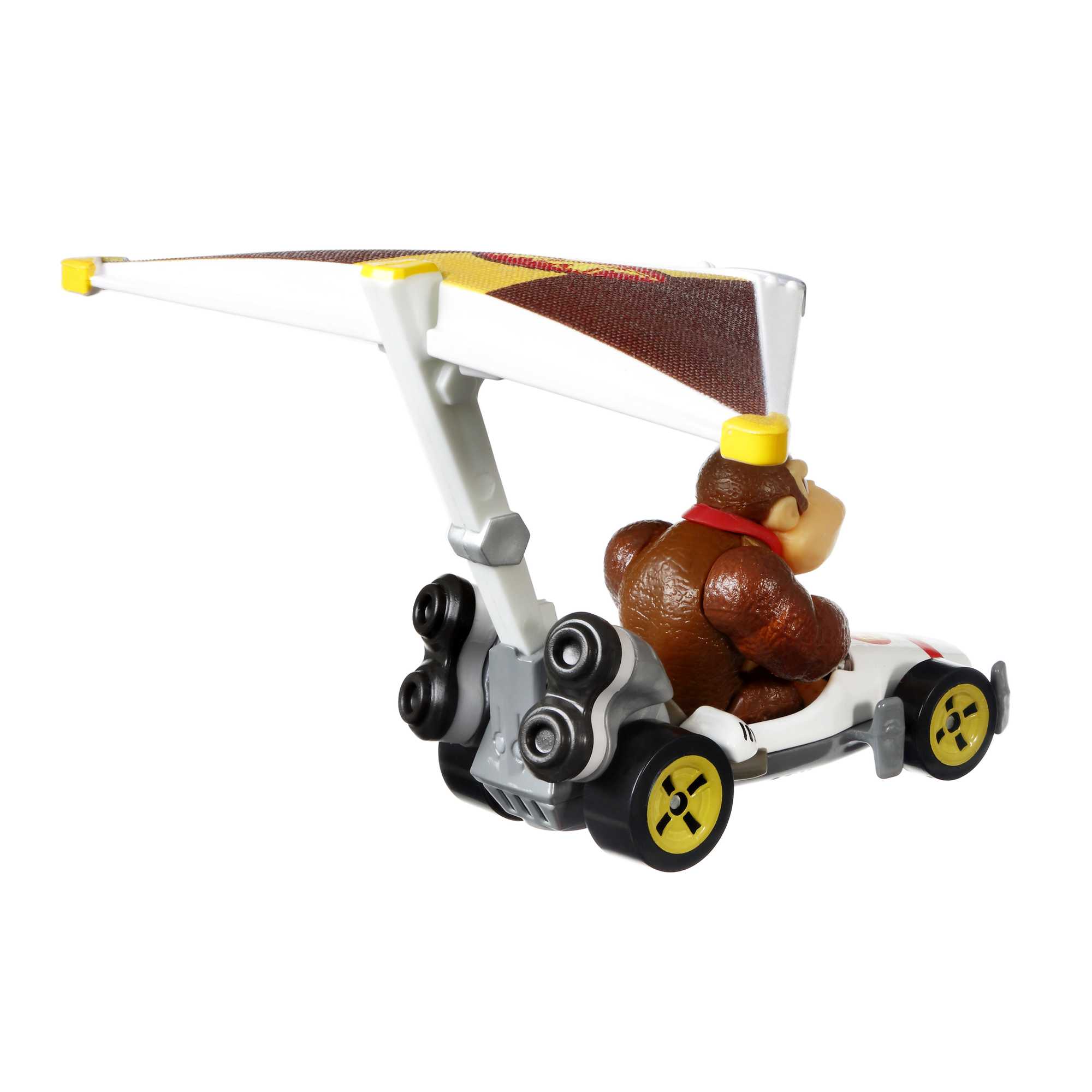 Hot Wheels Mario Kart Vehículo de Juguete Donkey Kong B-Dasher con Super Glider - Image 3