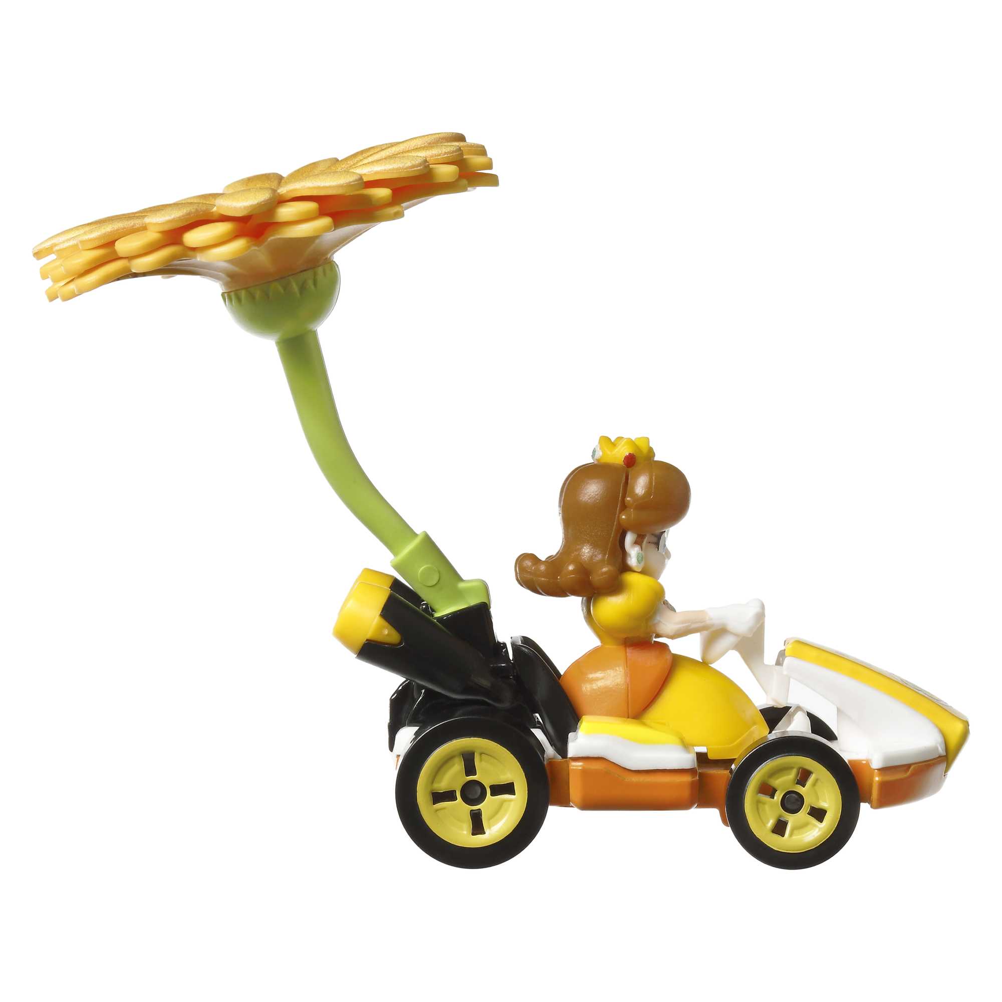 Hot Wheels Mario Kart Vehículo de Juguete Princesa Dasiy Estándar Kart con Flower Glider - Image 3