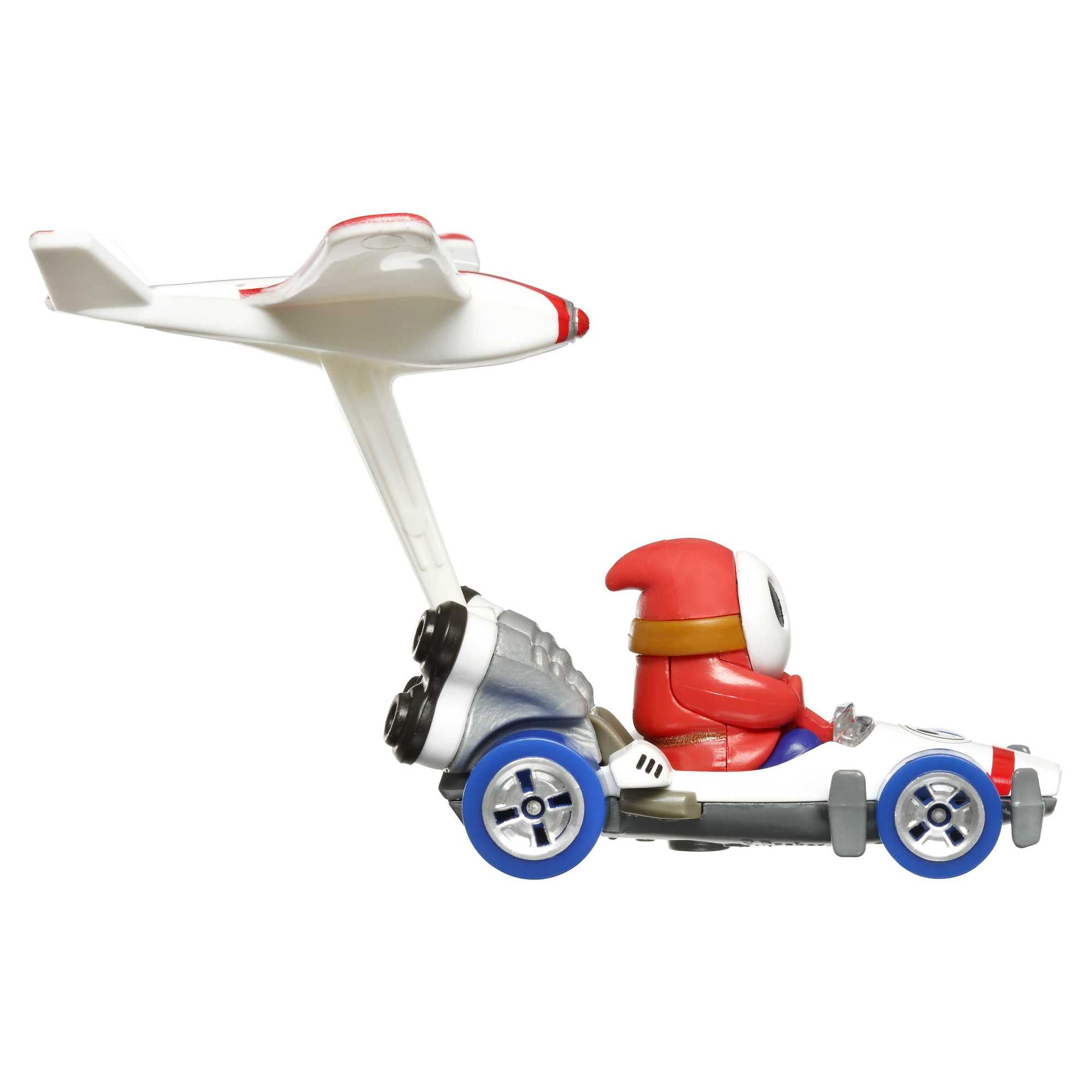 Hot Wheels Mario Kart Vehículo de Juguete Shy Guy B Dasher con Plane Glider - Image 4