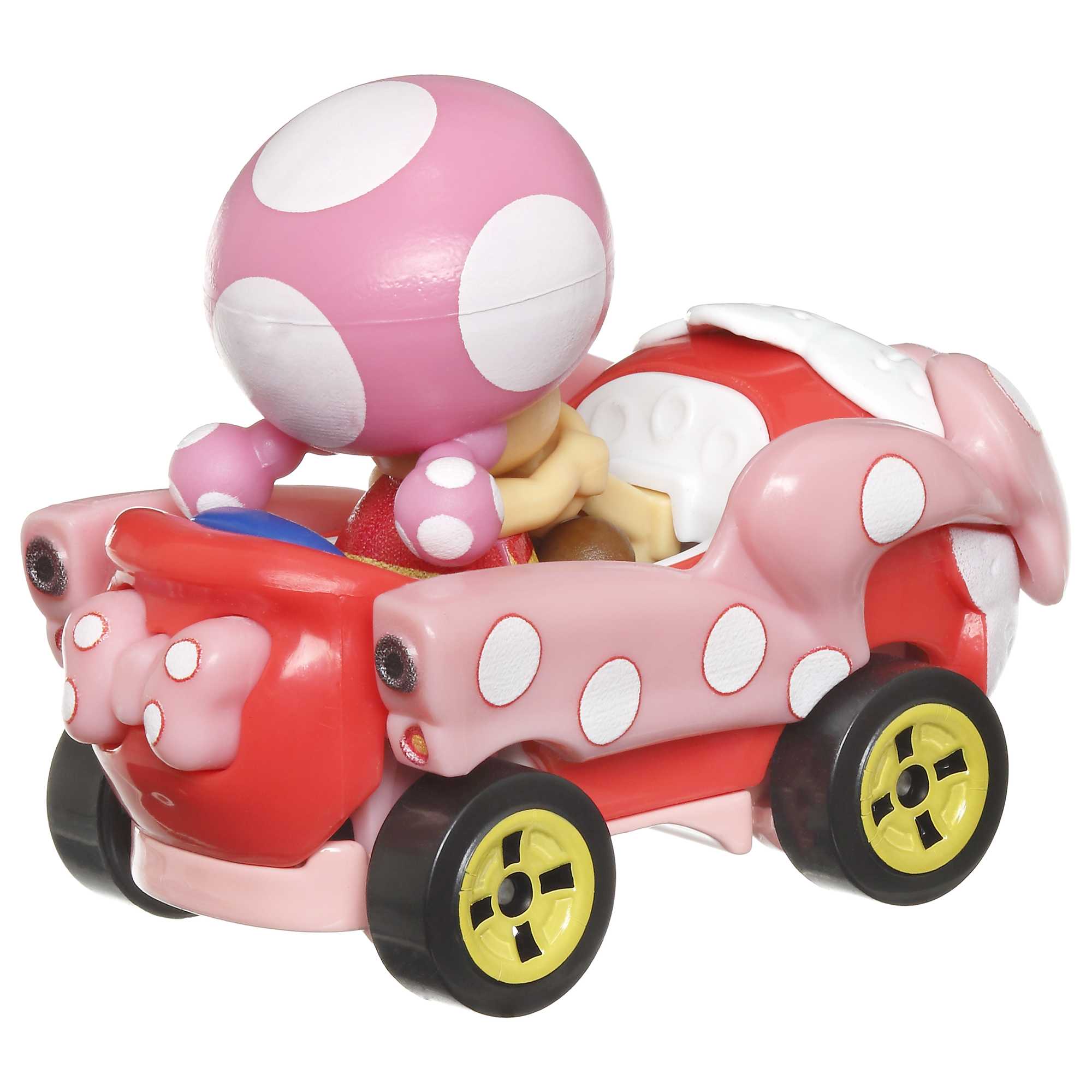 Hot Wheels Mario Kart Vehículo de Juguete Toadette Birthday Girl - Image 4