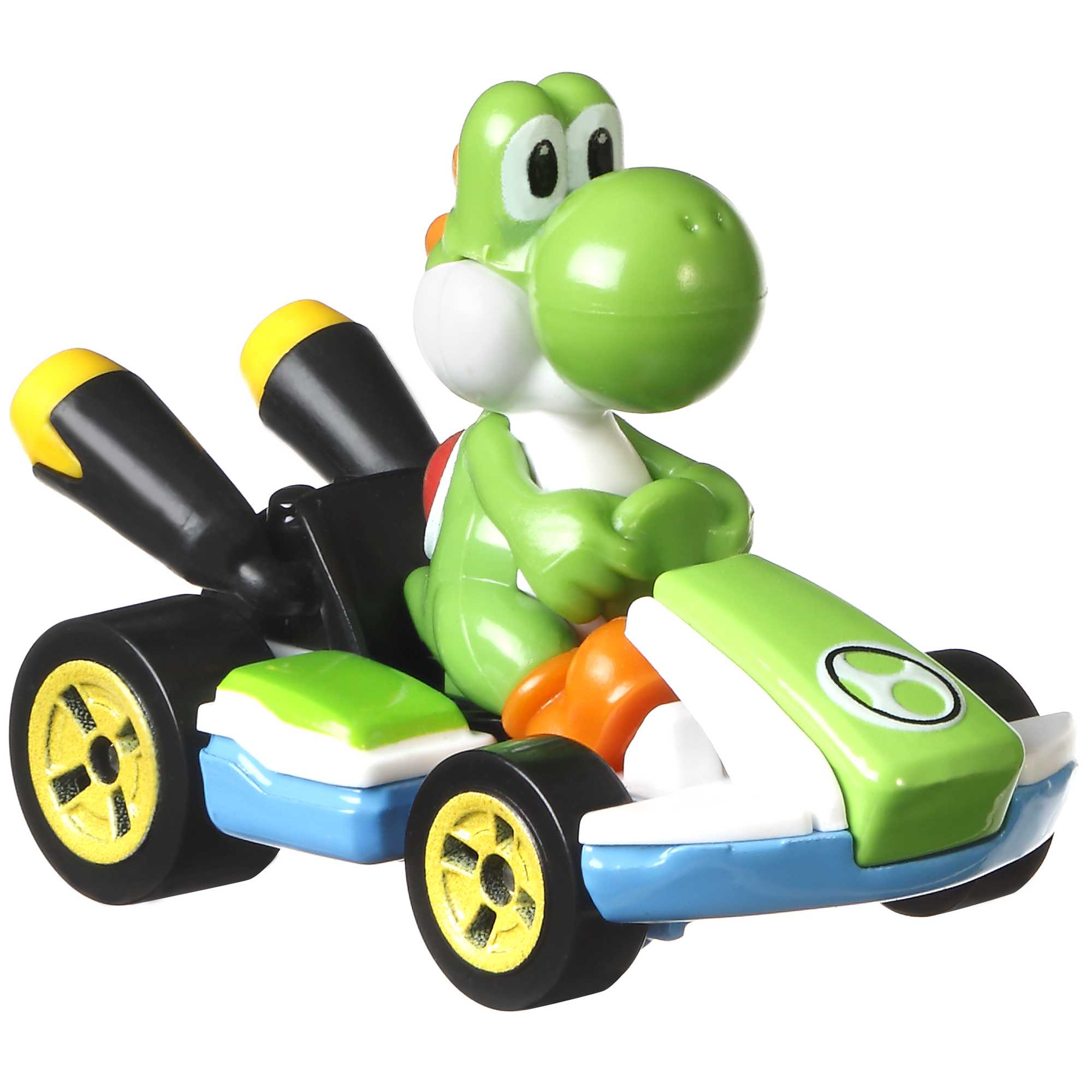 Hot Wheels Mario Kart Vehículo de Juguete Yoshi Estándar Kart