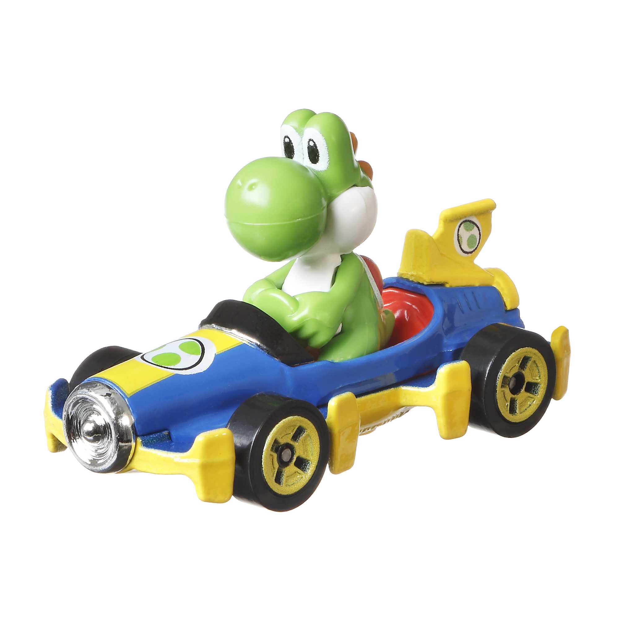 Hot Wheels Mario Kart Vehículo de Juguete Yoshi Mach 8 - Image 2