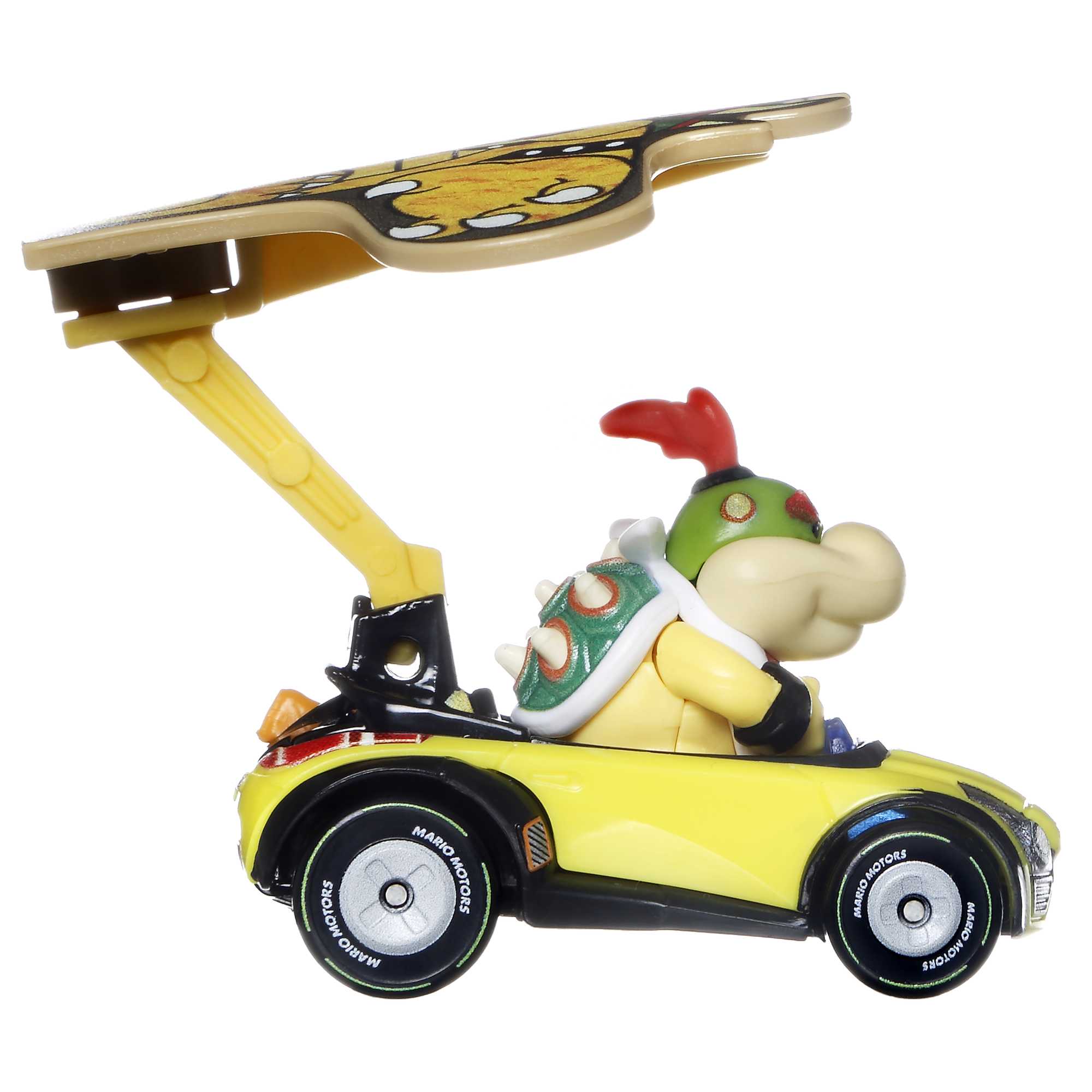 Hot Wheels Mario Kart Veículo de Brinquedo Bowser Jr Sports Coupe com Paraquedas - Image 3
