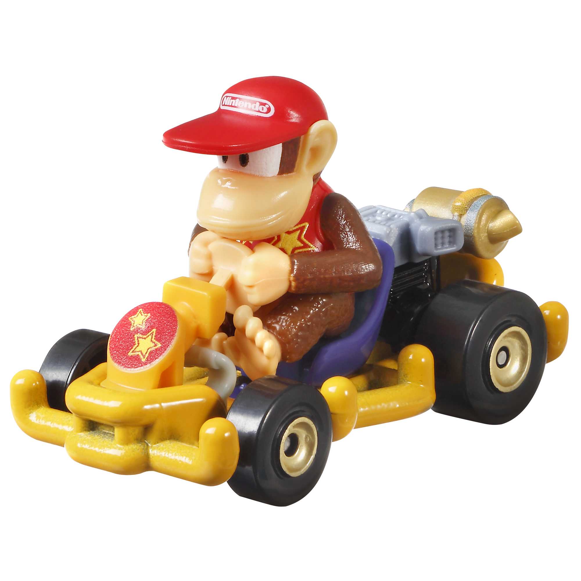 Hot Wheels Mario Kart Veículo de Brinquedo Diddy Kong Pipe Frame