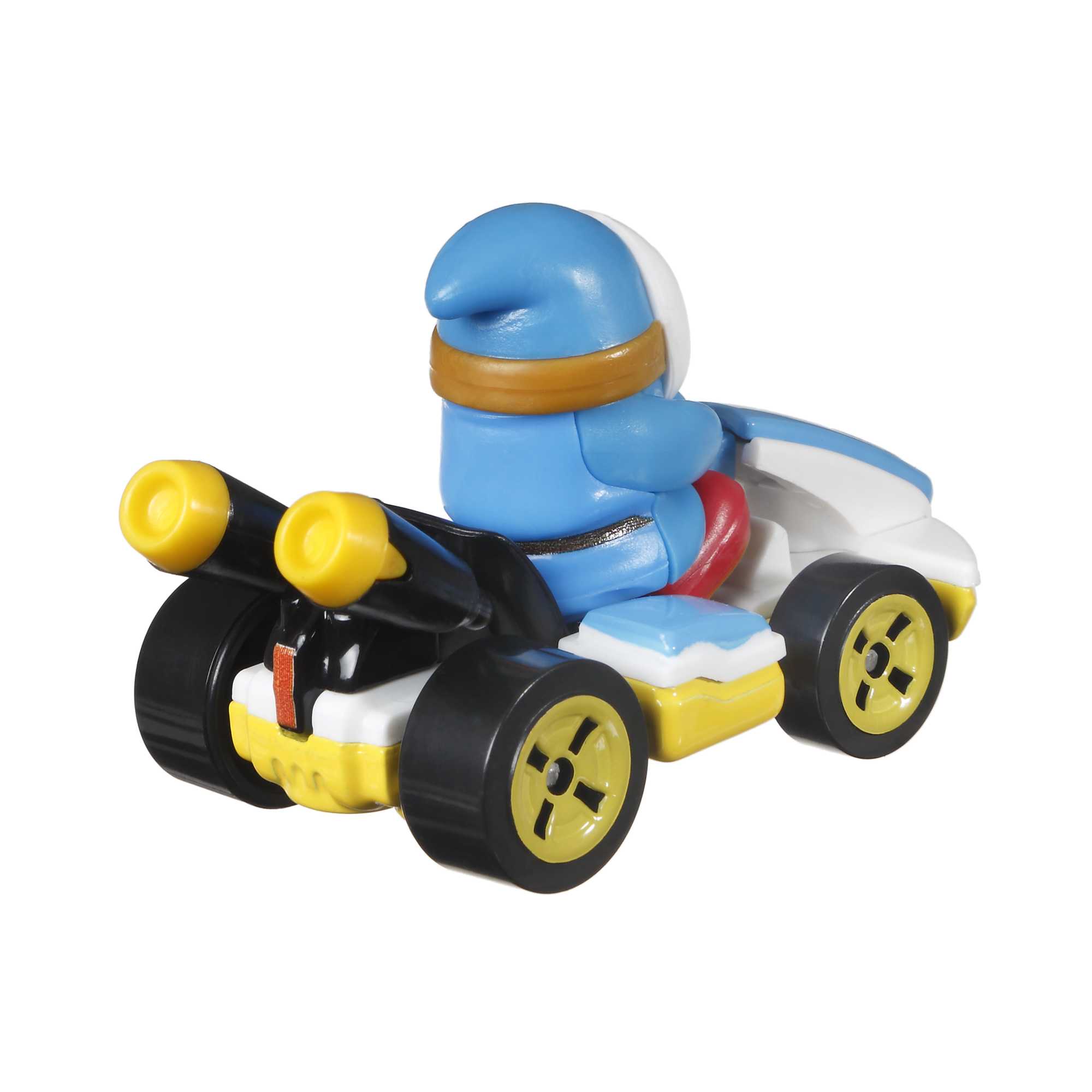 Hot Wheels Mario Kart Veículo de Brinquedo Kart Padrão Shy Guy Azul Claro - Image 3