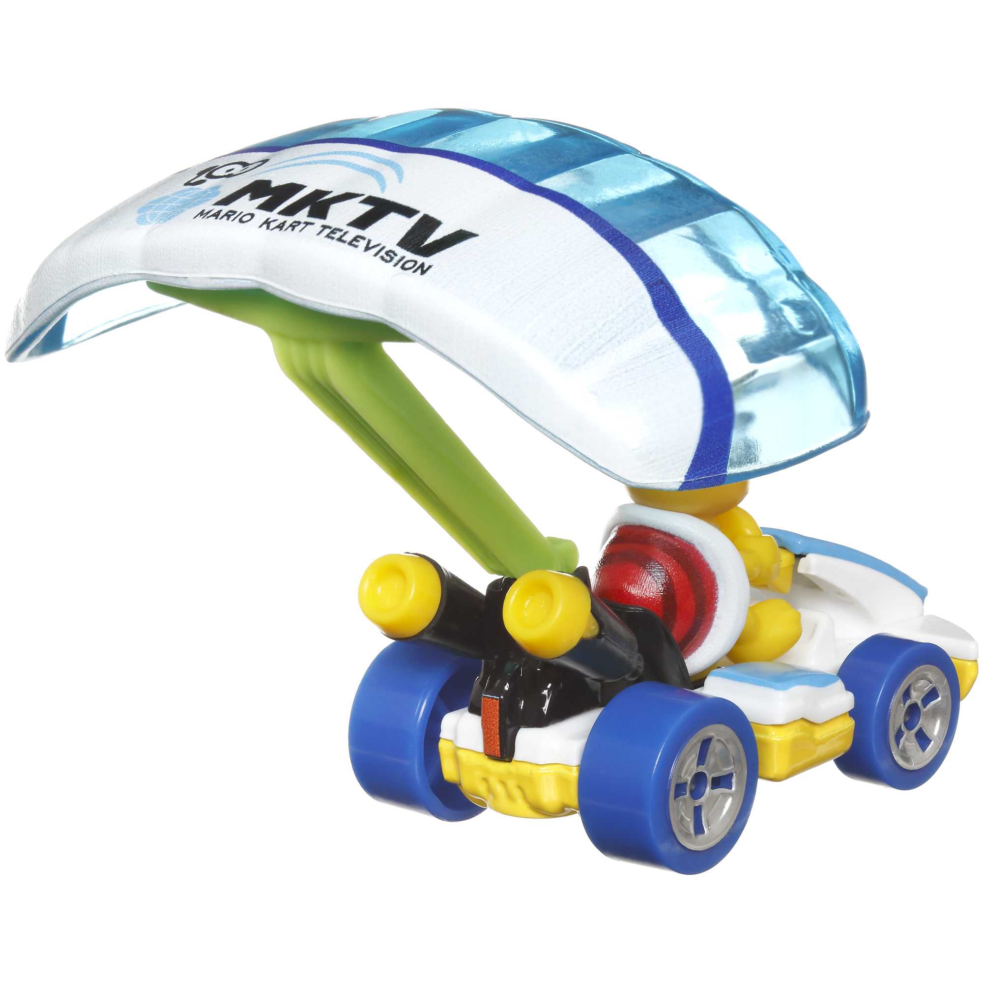 Hot Wheels Mario Kart Veículo de Brinquedo Lakitu Padrão Kart com Cloud Glider - Image 3