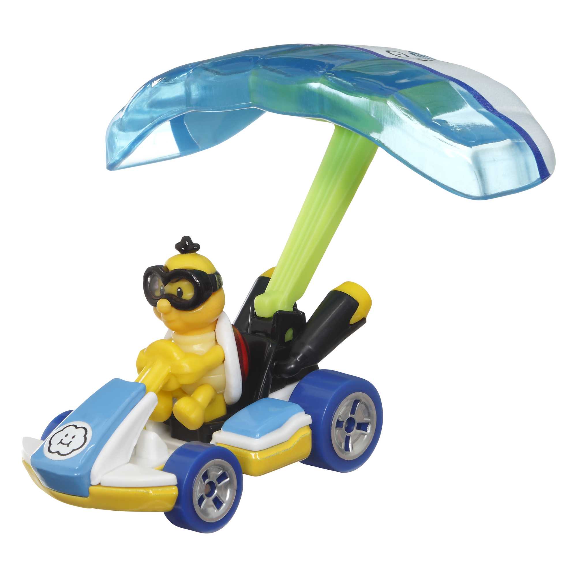 Hot Wheels Mario Kart Veículo de Brinquedo Lakitu Padrão Kart com Cloud Glider - Image 4