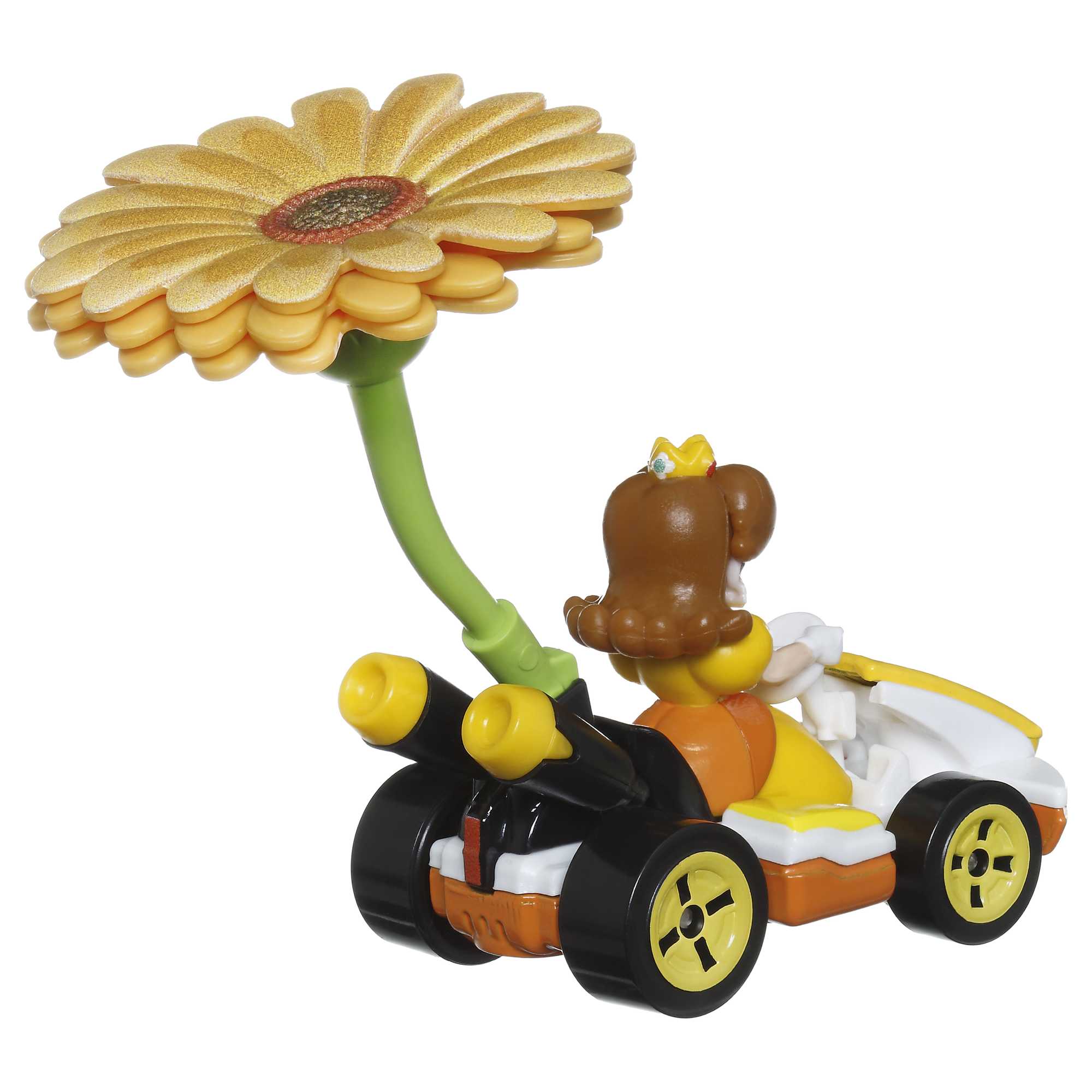 Hot Wheels Mario Kart Veículo de Brinquedo Princesa Dasiy Padrão Kart com Flower Glider - Image 4