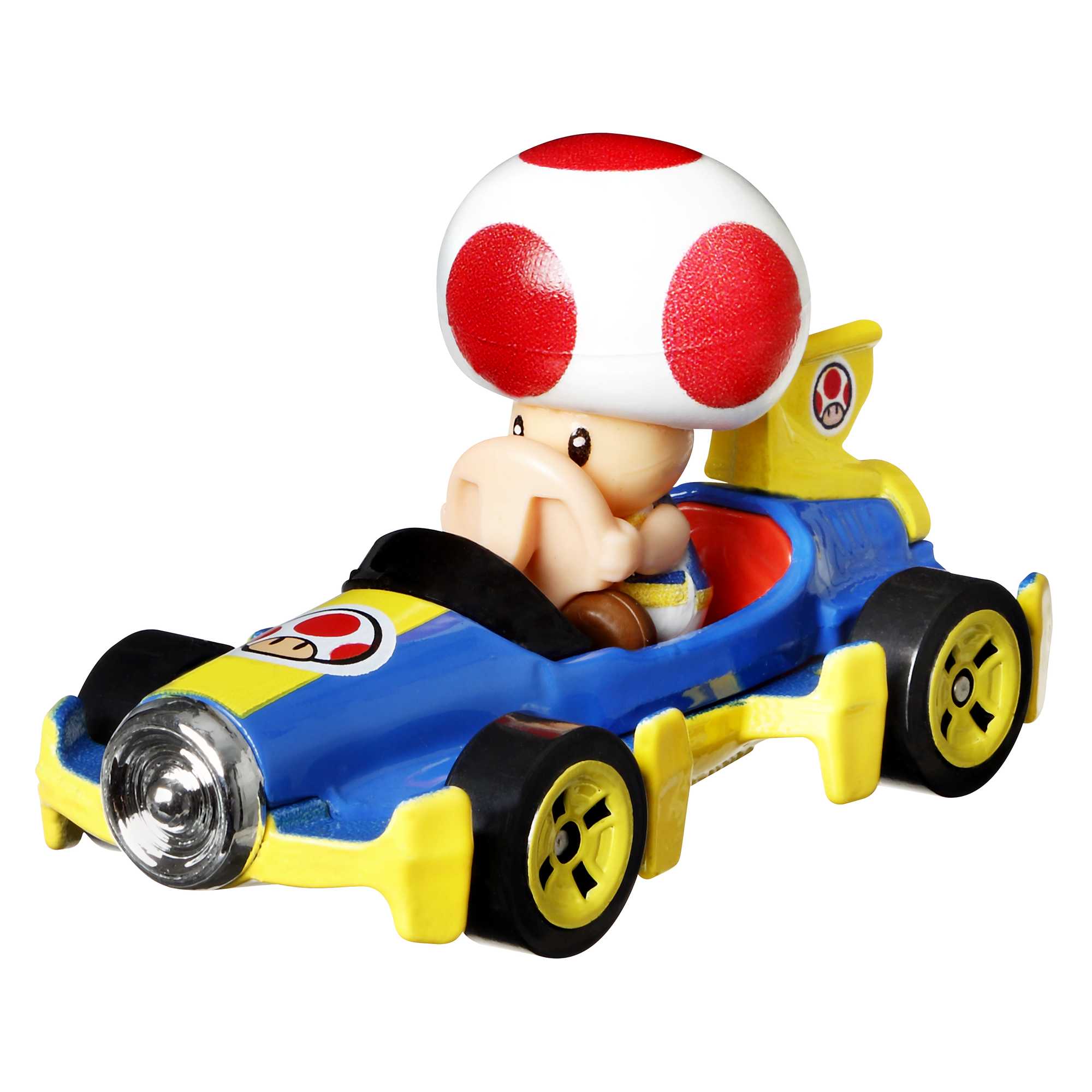 Hot Wheels Mario Kart Veículo de Brinquedo Toad Mach 8 - Image 2